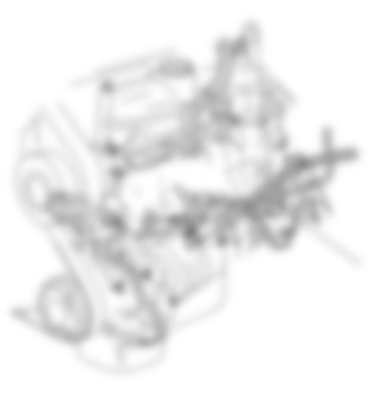 Chevrolet Malibu LS 2002 - Component Locations -  Splice SP102 & Ground G102