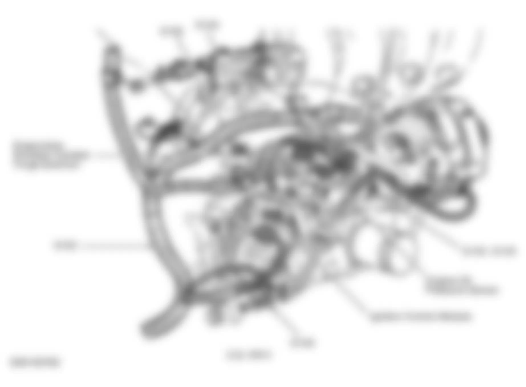 Chevrolet Blazer 2003 - Component Locations -  Right Side Of Engine (2.2L VIN 5)