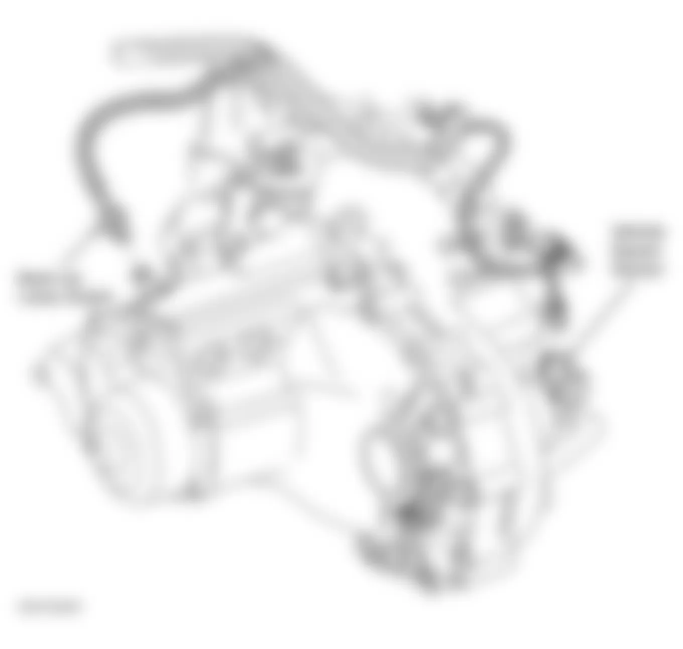 Chevrolet Cavalier LS 2003 - Component Locations -  Right Rear Of Transaxle