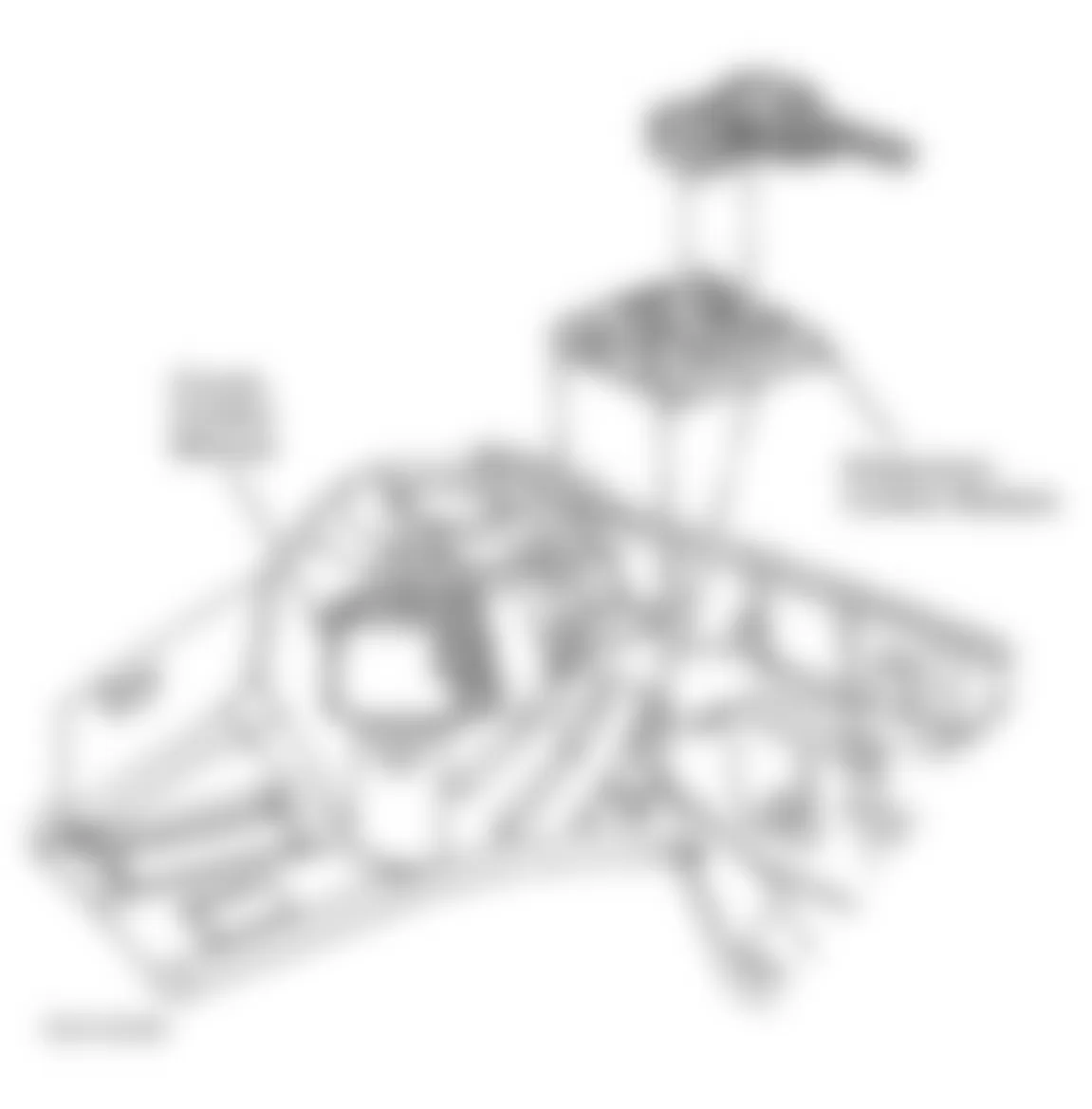 Chevrolet Cavalier LS 2003 - Component Locations -  Right Rear Of Engine Compartment