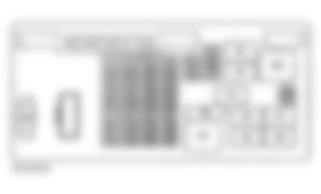 Chevrolet Chevy Express G3500 2003 - Component Locations -  Identifying Engine Compartment Fuse Box (2003-04)