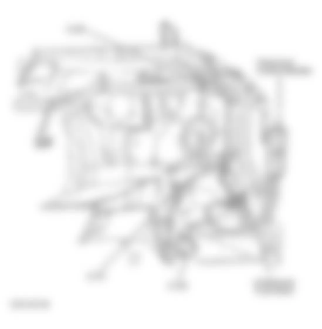 Chevrolet Chevy Express H2500 2003 - Component Locations -  Left Front Of Engine Compartment