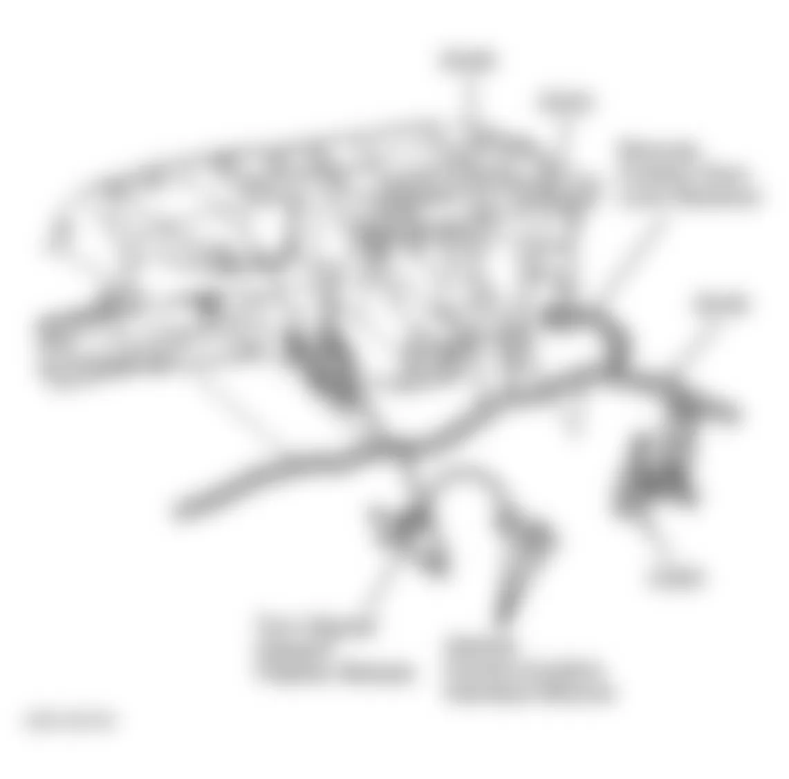 Chevrolet Chevy Express H2500 2003 - Component Locations -  Behind Left Side Of Dash