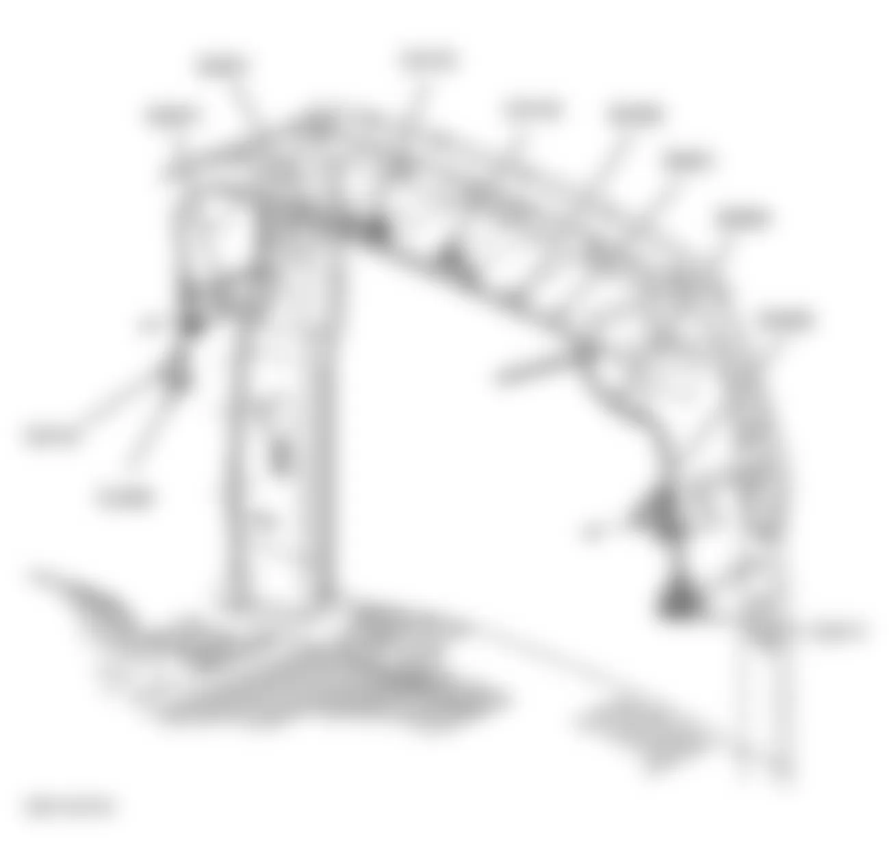 Chevrolet Chevy Express H2500 2003 - Component Locations -  Rear Of Vehicle