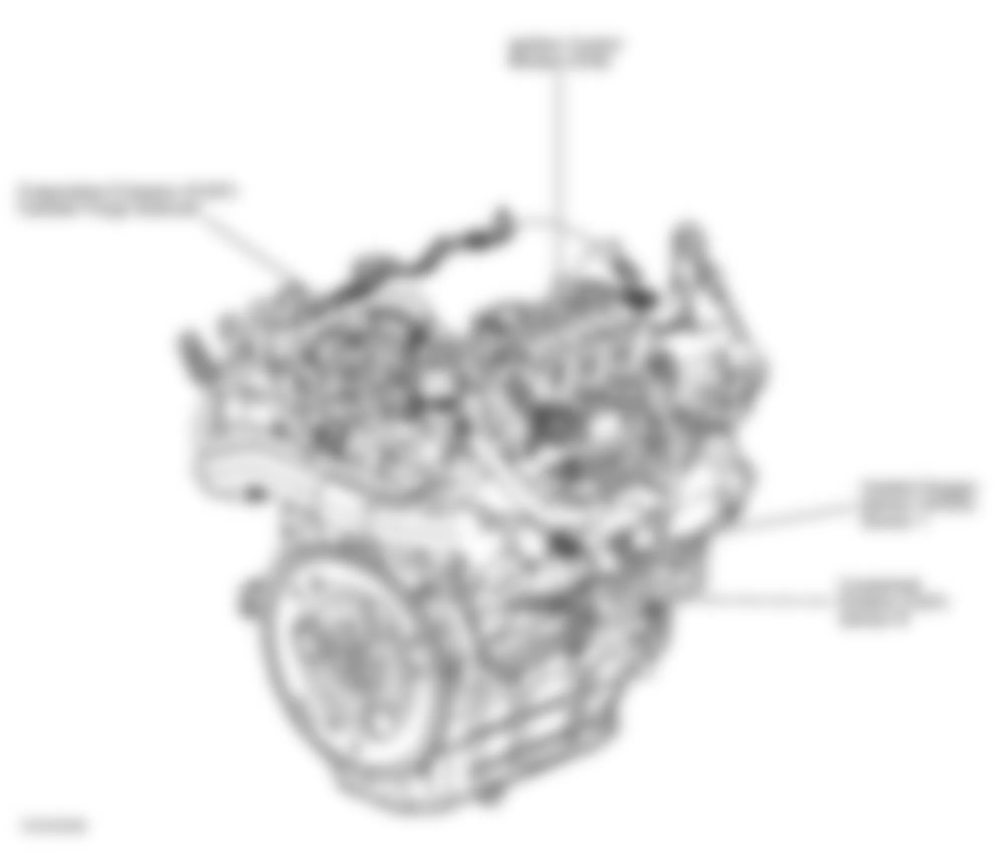 Chevrolet Malibu 2003 - Component Locations -  Right Rear Of Engine