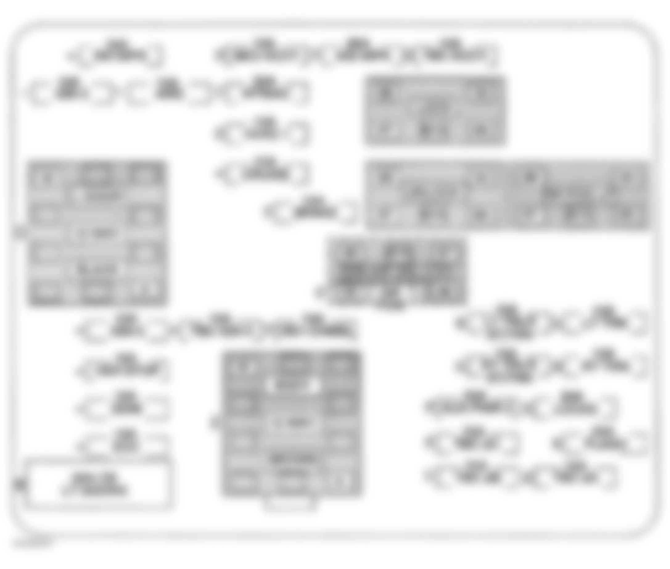 Chevrolet Silverado 1500 HD 2003 - Component Locations -  Identifying Left Instrument Panel Fuse Block Components