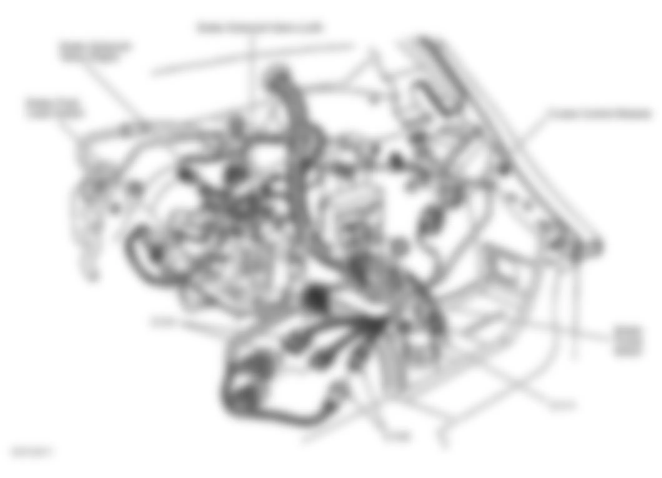 Chevrolet Venture LS 2003 - Component Locations -  Left Front Of Engine Compartment