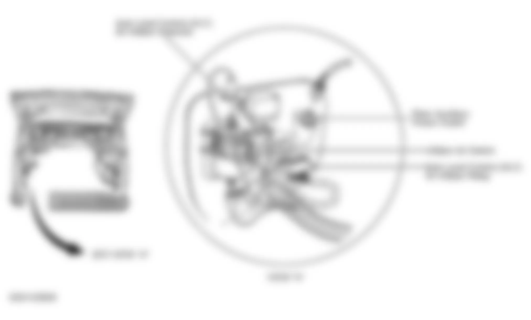 Chevrolet Venture LS 2003 - Component Locations -  Left Rear Of Vehicle