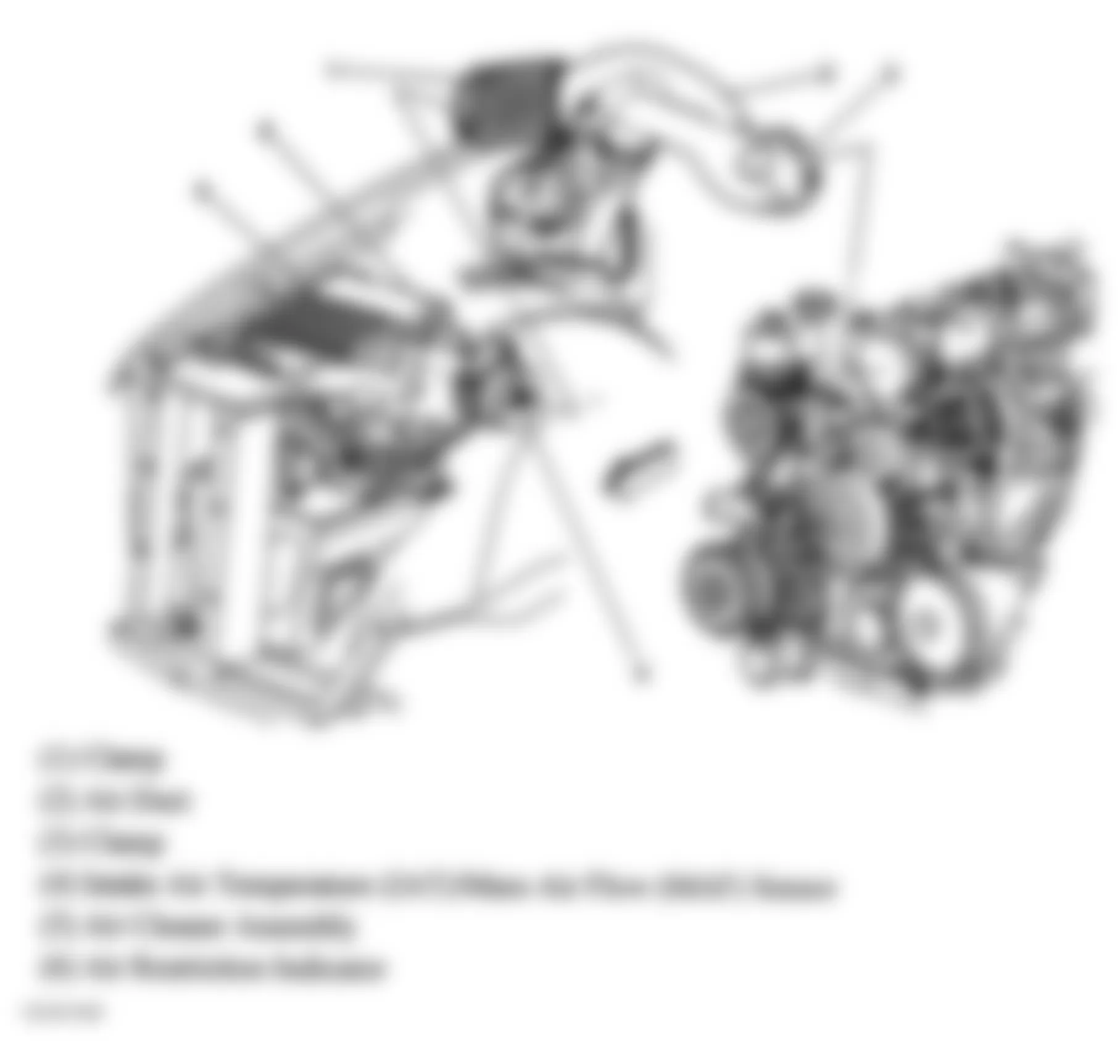 Chevrolet Avalanche 2500 2004 - Component Locations -  Right Front Of Engine Compartment
