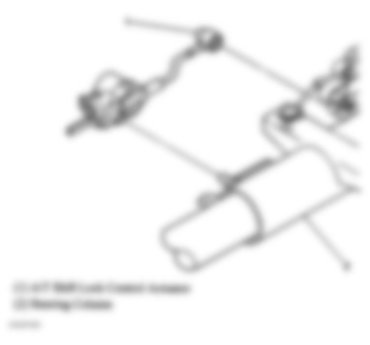 Chevrolet Avalanche 2500 2004 - Component Locations -  Steering Column