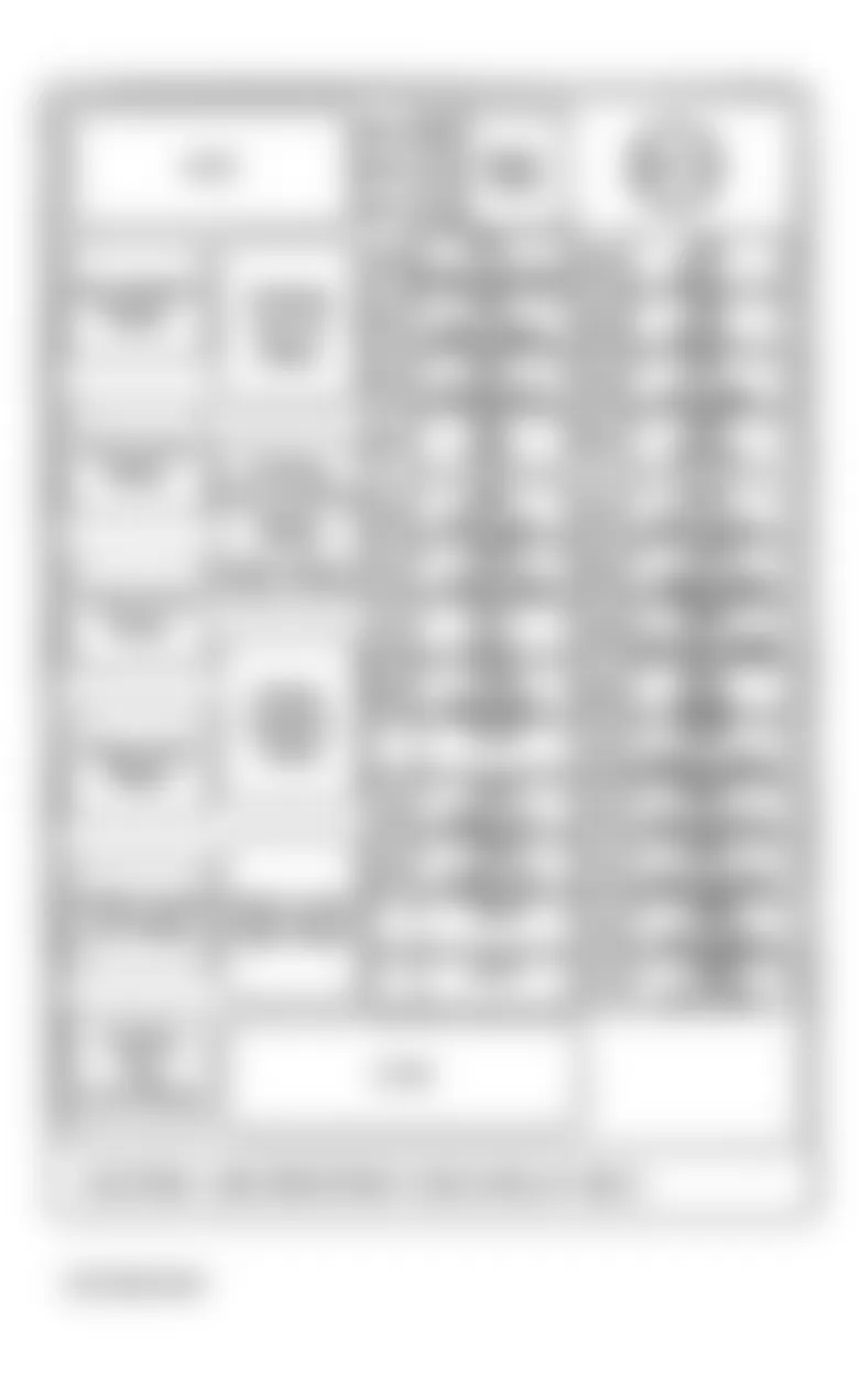 Chevrolet Aveo 2004 - Component Locations -  Underhood Fuse Block