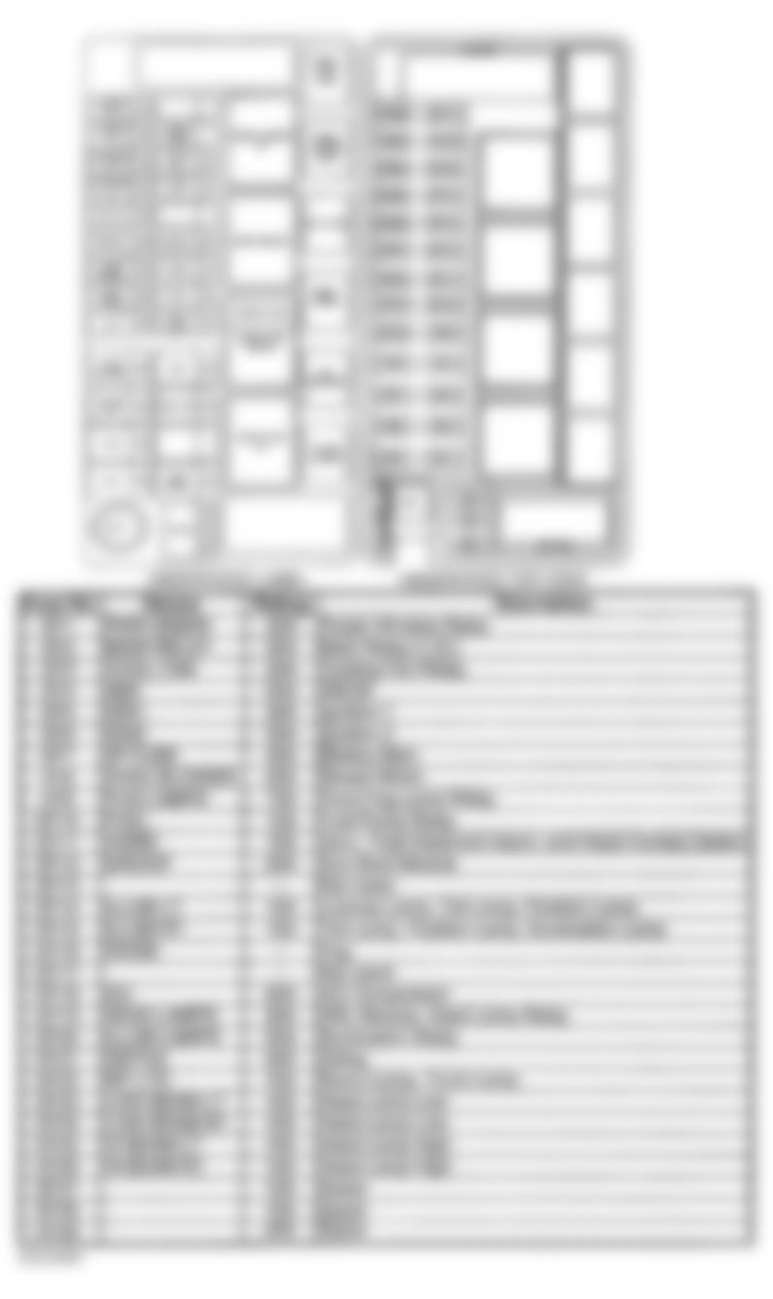Chevrolet Aveo 2004 - Component Locations -  Identifying Underhood Fuse Block Components