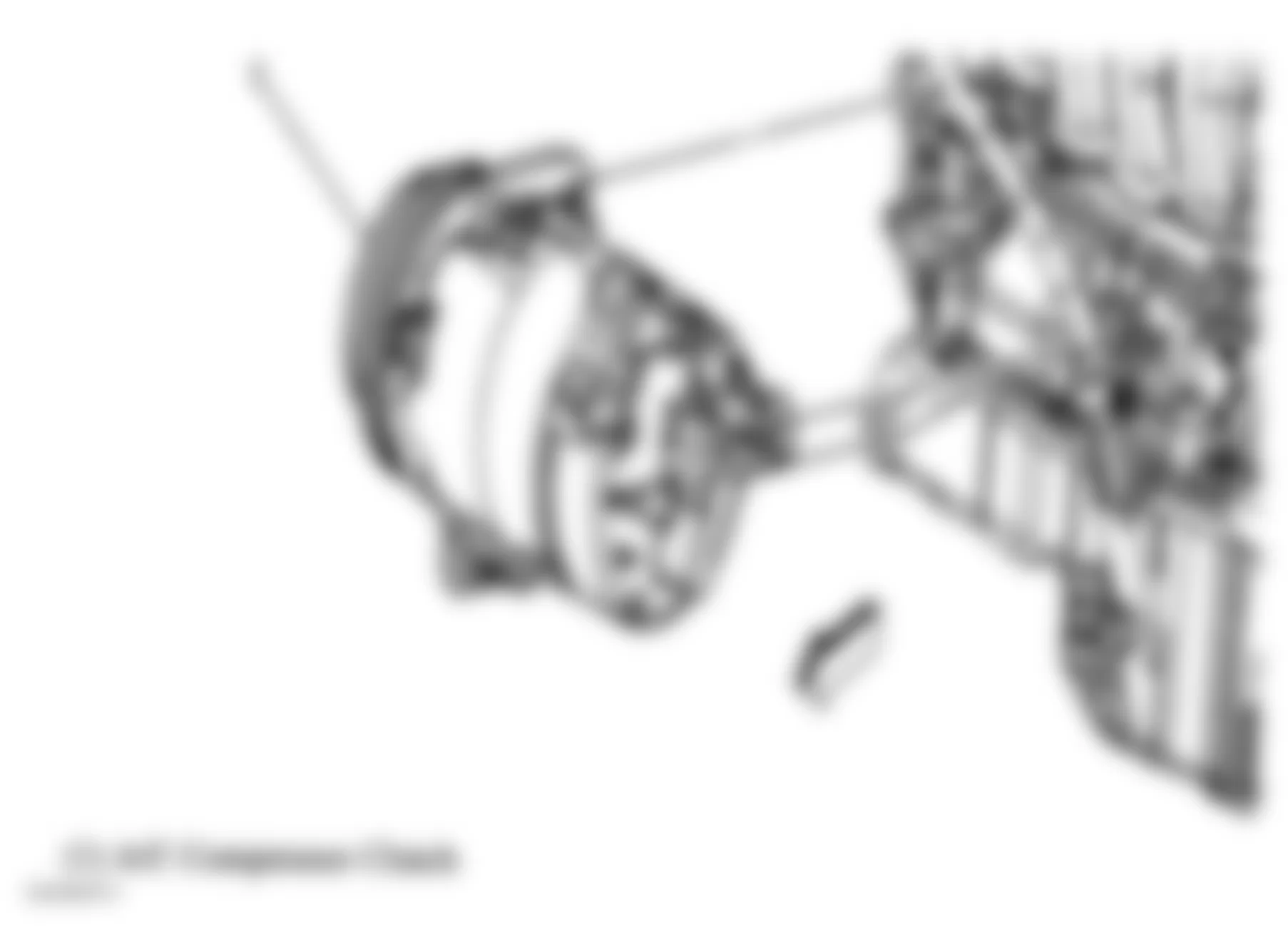 Chevrolet Cavalier 2004 - Component Locations -  Lower Left Front Of Engine