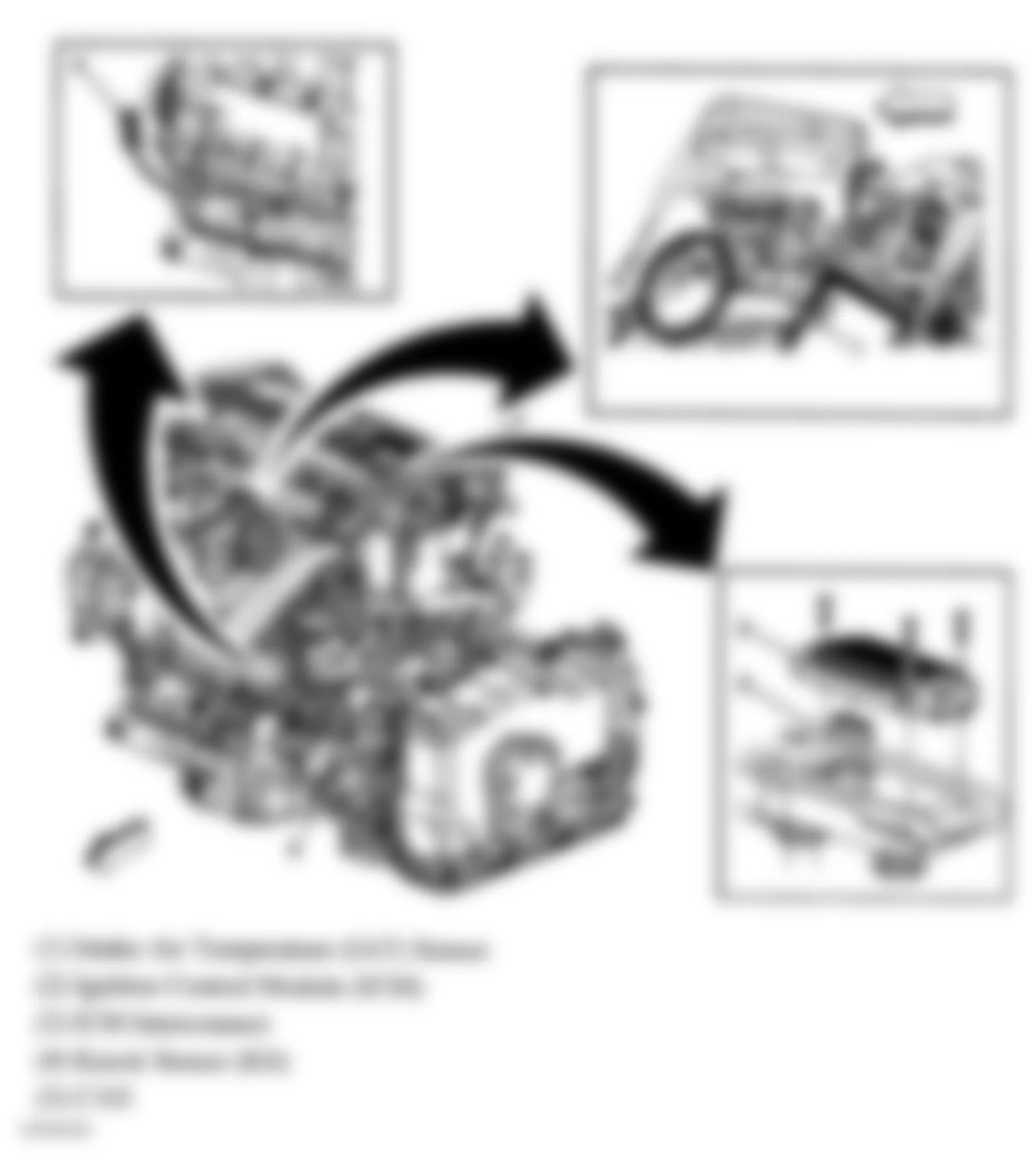 Chevrolet Cavalier LS 2004 - Component Locations -  Left Side Of Engine