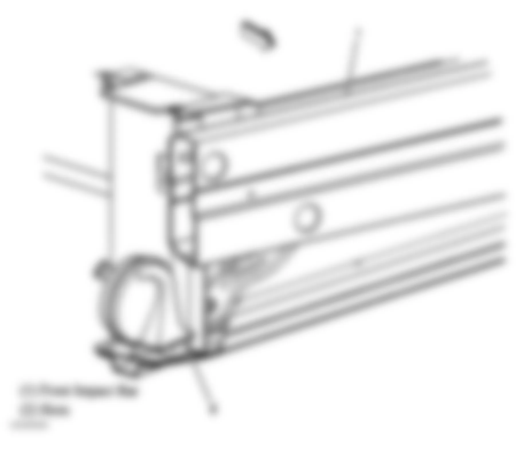 Chevrolet Cavalier LS 2004 - Component Locations -  Right Front Corner Of Engine Compartment