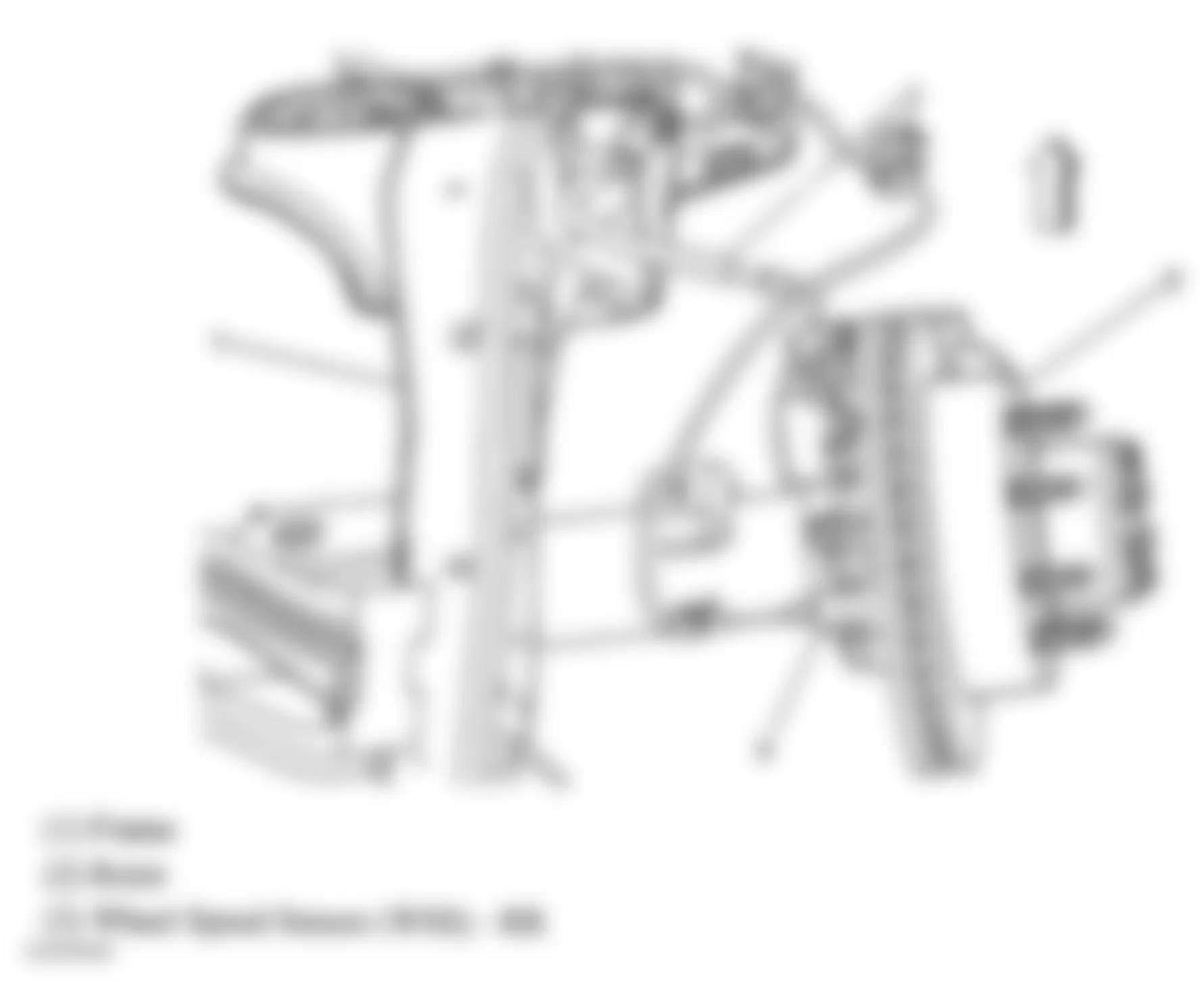 Chevrolet Chevy Express G1500 2004 - Component Locations -  Right Side Of Rear Axle