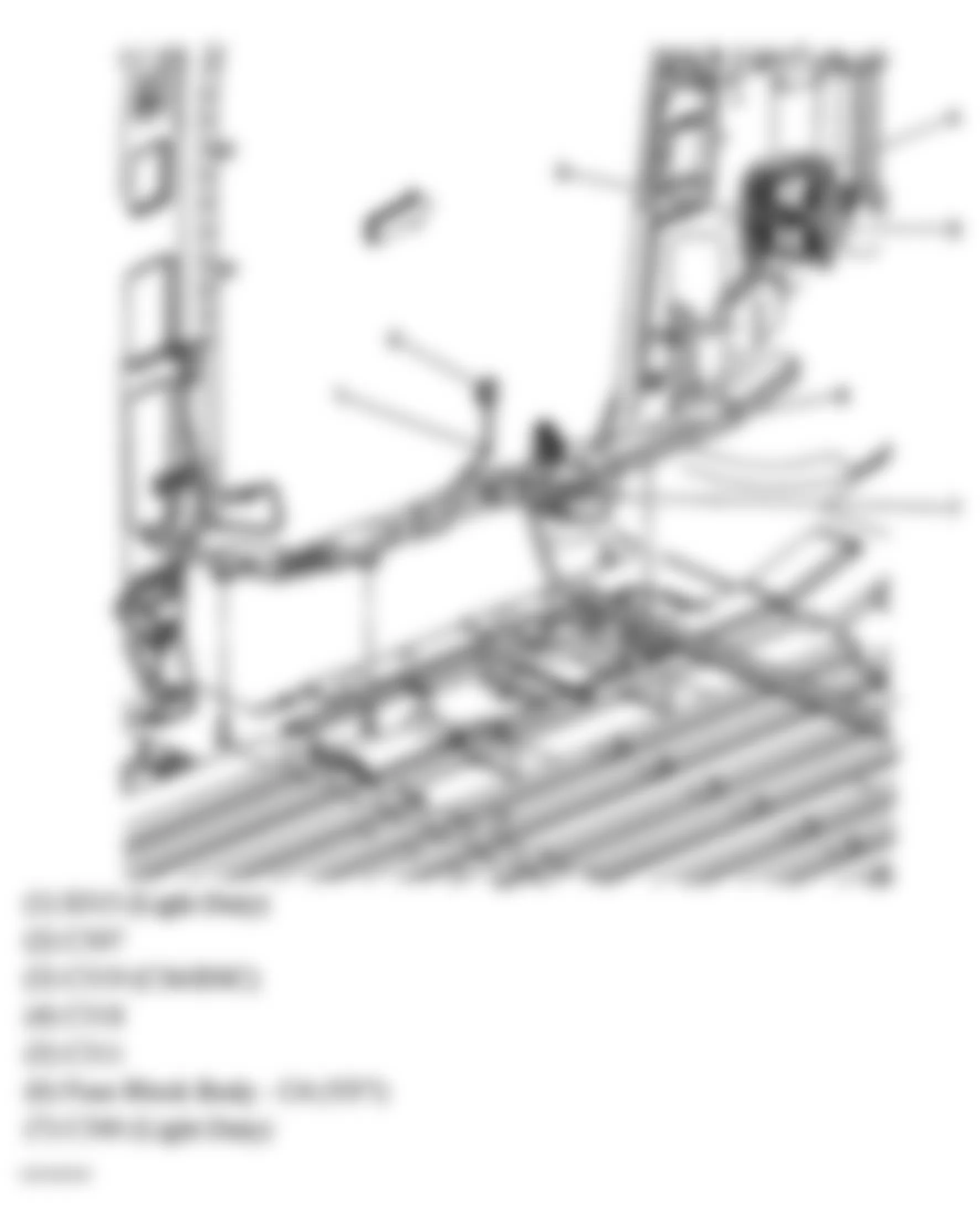 Chevrolet Chevy Express G1500 2004 - Component Locations -  Left Front Of Passenger Compartment