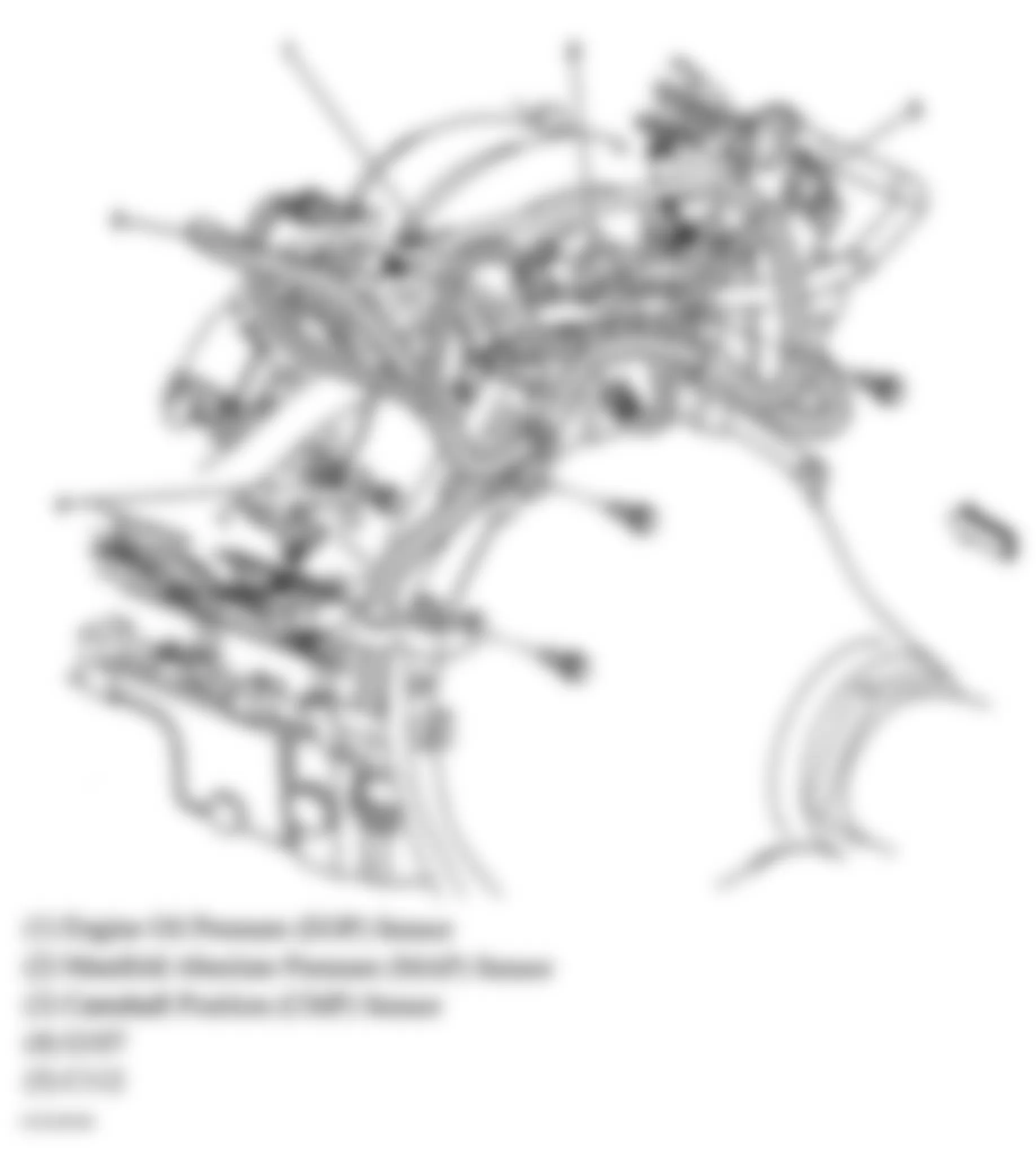 Chevrolet Corvette 2004 - Component Locations -  Rear Of Engine