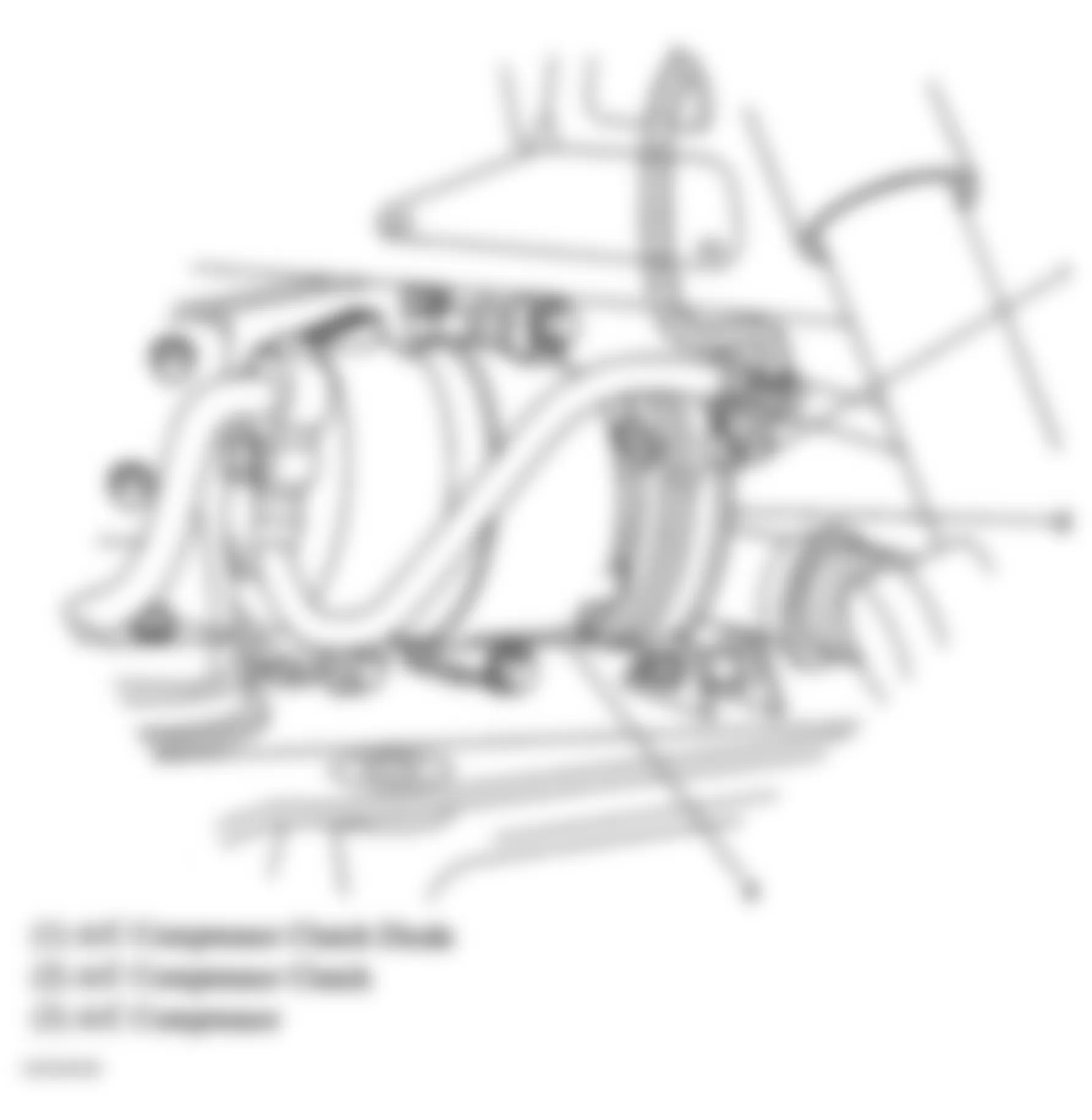 Chevrolet Corvette 2004 - Component Locations -  Right Front Of Engine Block