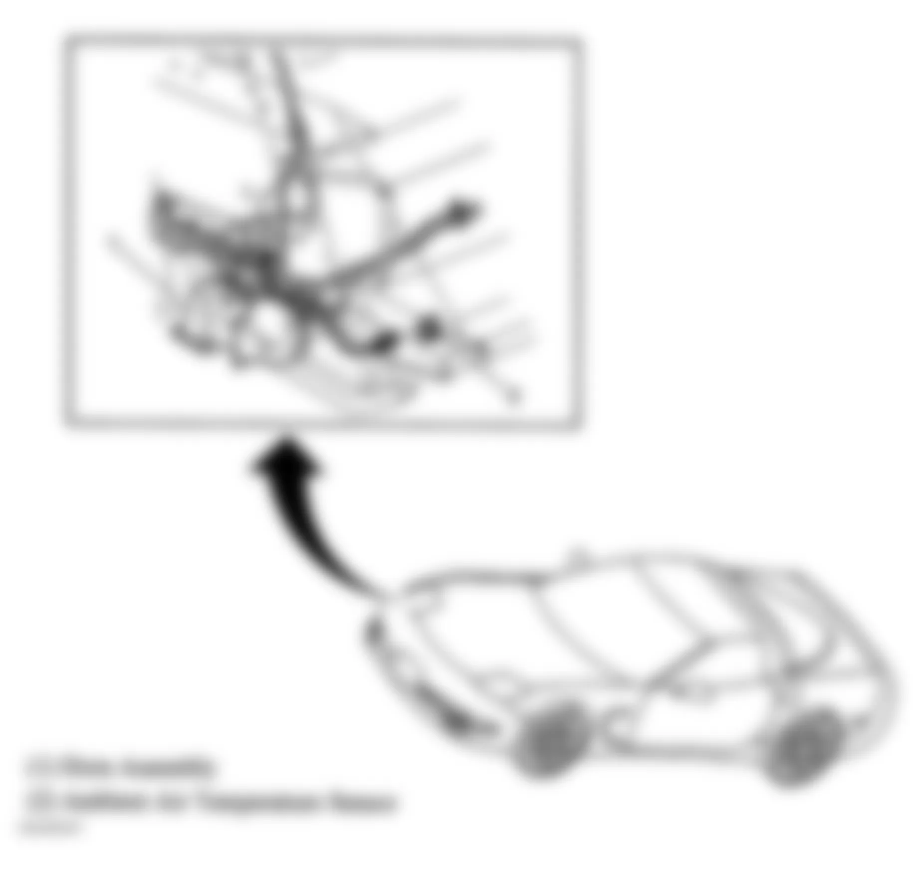 Chevrolet Corvette 2004 - Component Locations -  Lower Right Front Of Vehicle