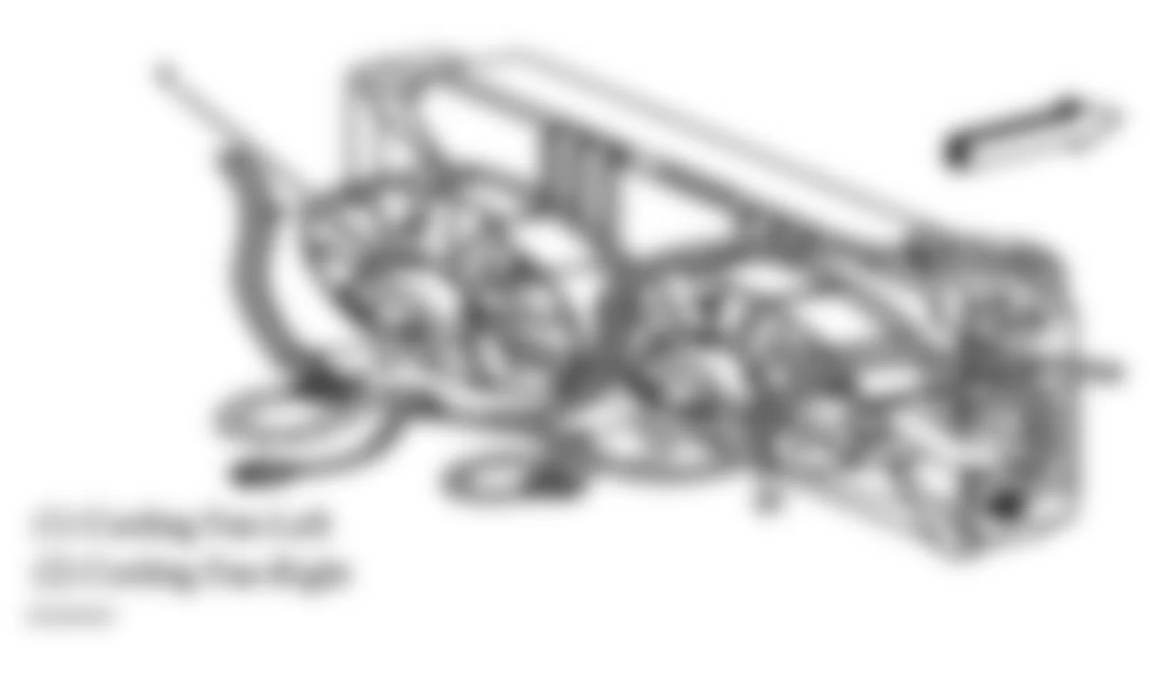 Chevrolet Corvette 2004 - Component Locations -  Front Of Engine Compartment