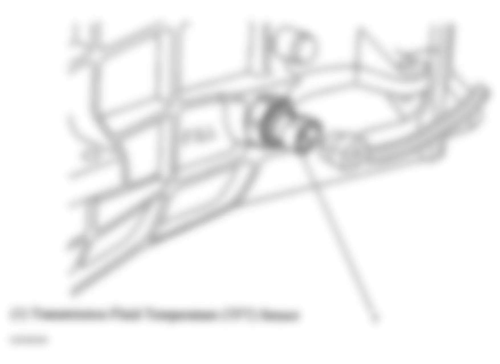 Chevrolet Corvette 2004 - Component Locations -  Left Side Of Transmission