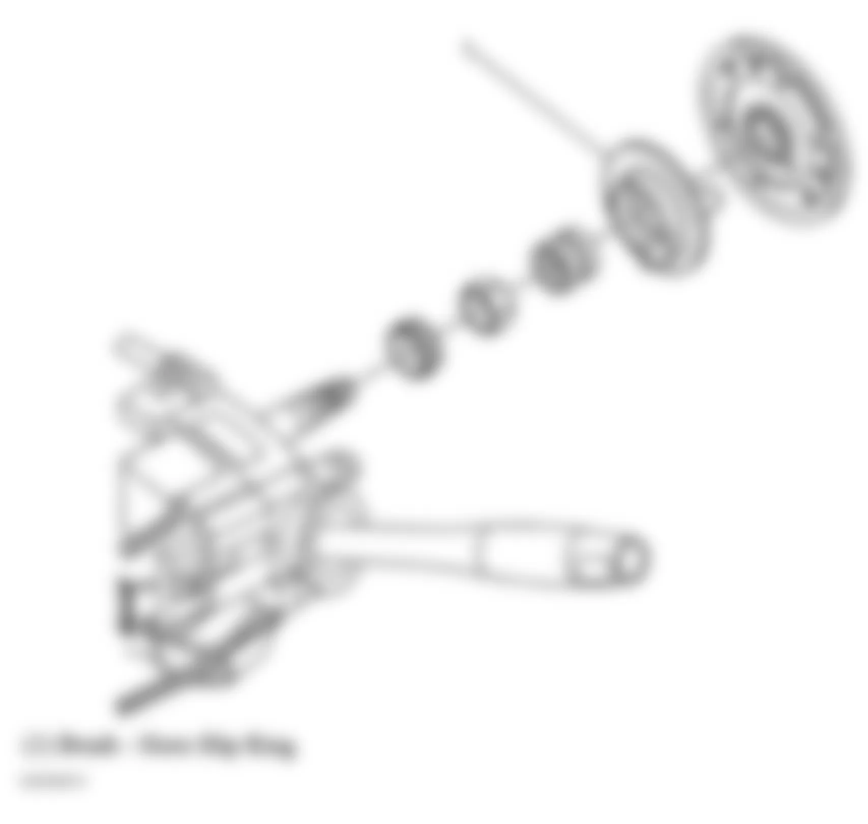 Chevrolet Corvette 2004 - Component Locations -  Top Of Steering Column