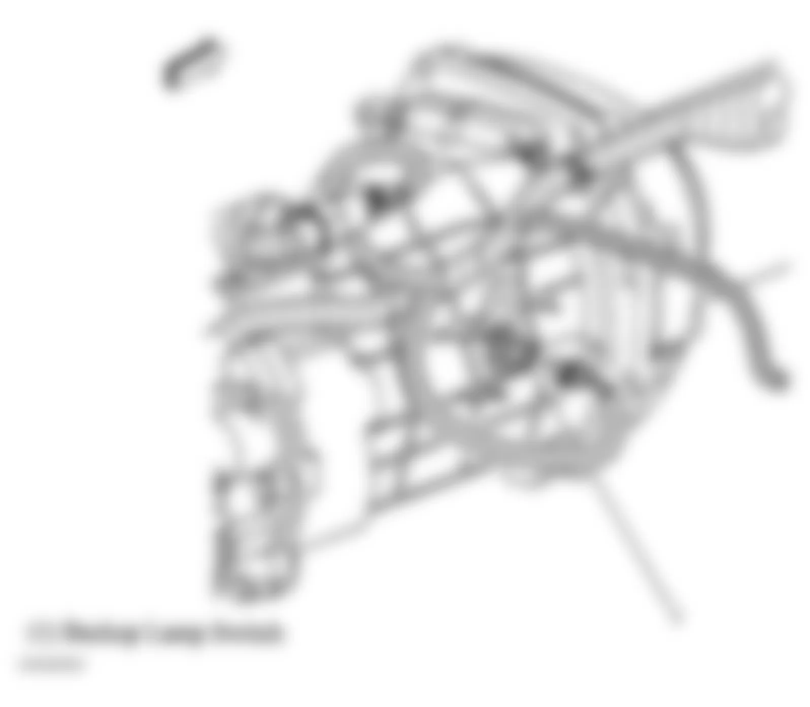 Chevrolet Corvette 2004 - Component Locations -  Right Side Of Transmission