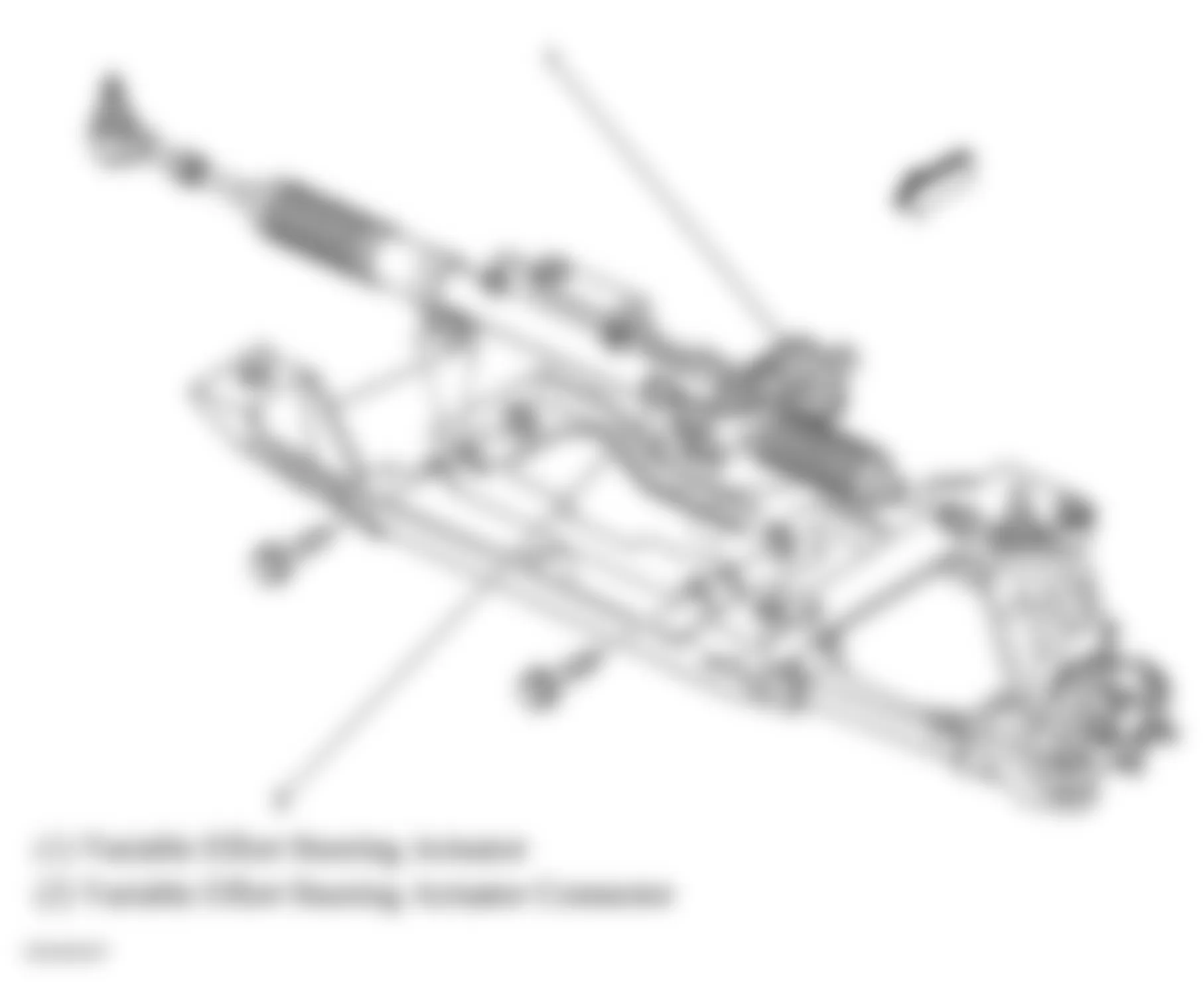 Chevrolet Corvette 2004 - Component Locations -  Lower Front Of Vehicle