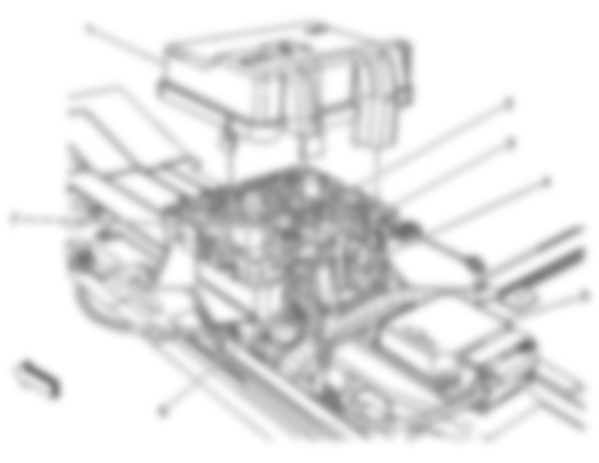 Chevrolet Cutaway G3500 2004 - Component Locations - Component View - Fuse Block - Body