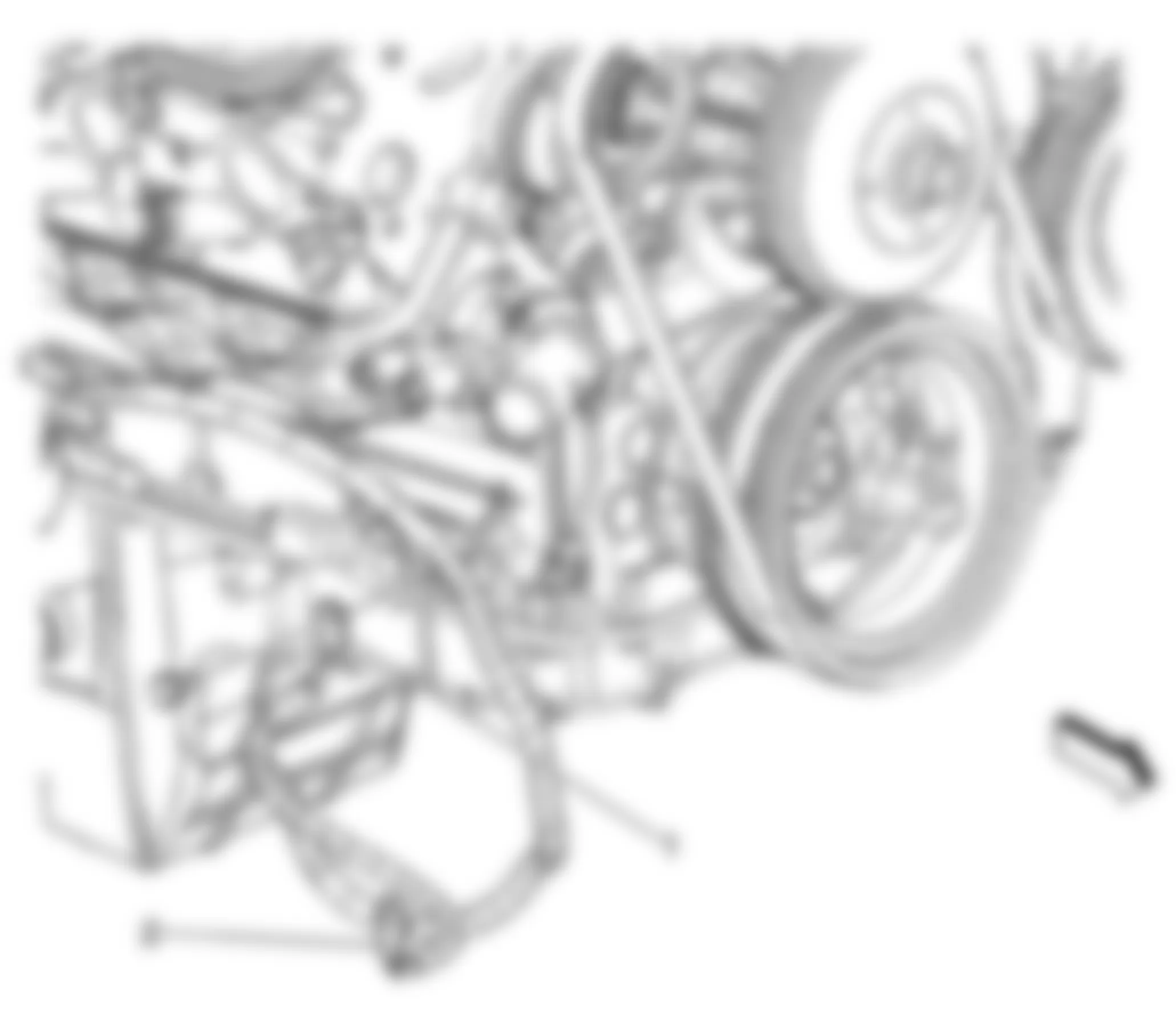 Chevrolet Cutaway G3500 2004 - Component Locations - Component View - G104 & G105