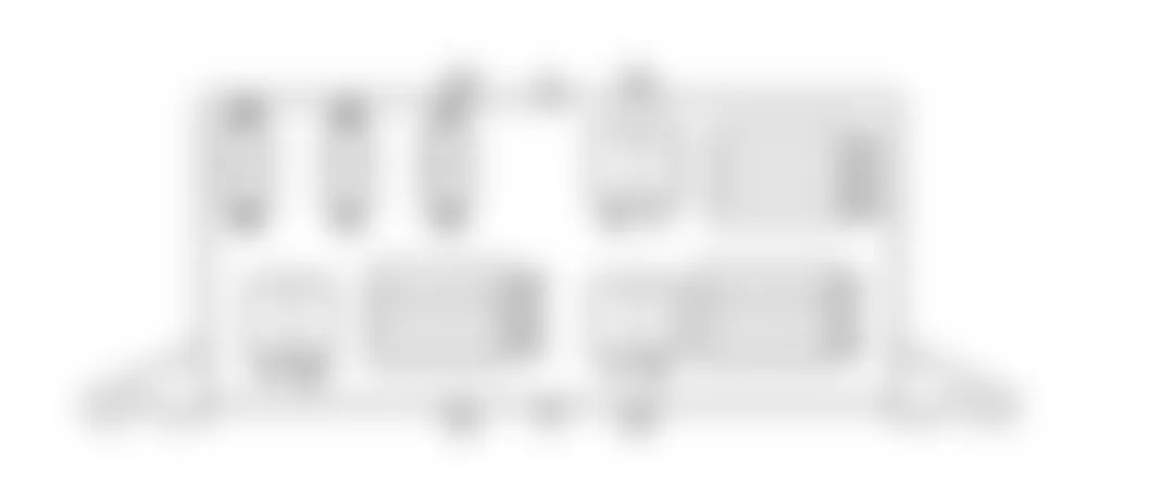 Chevrolet Cutaway G3500 2004 - Component Locations - Fuse Block - Rear (PRP) - Bottom View