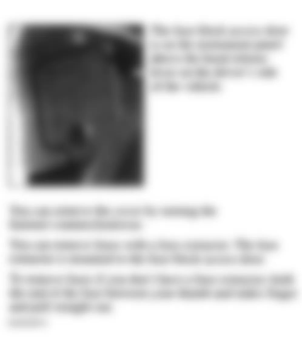 Chevrolet Cutaway G3500 2004 - Component Locations - Locating Instrument Panel Fuse Block