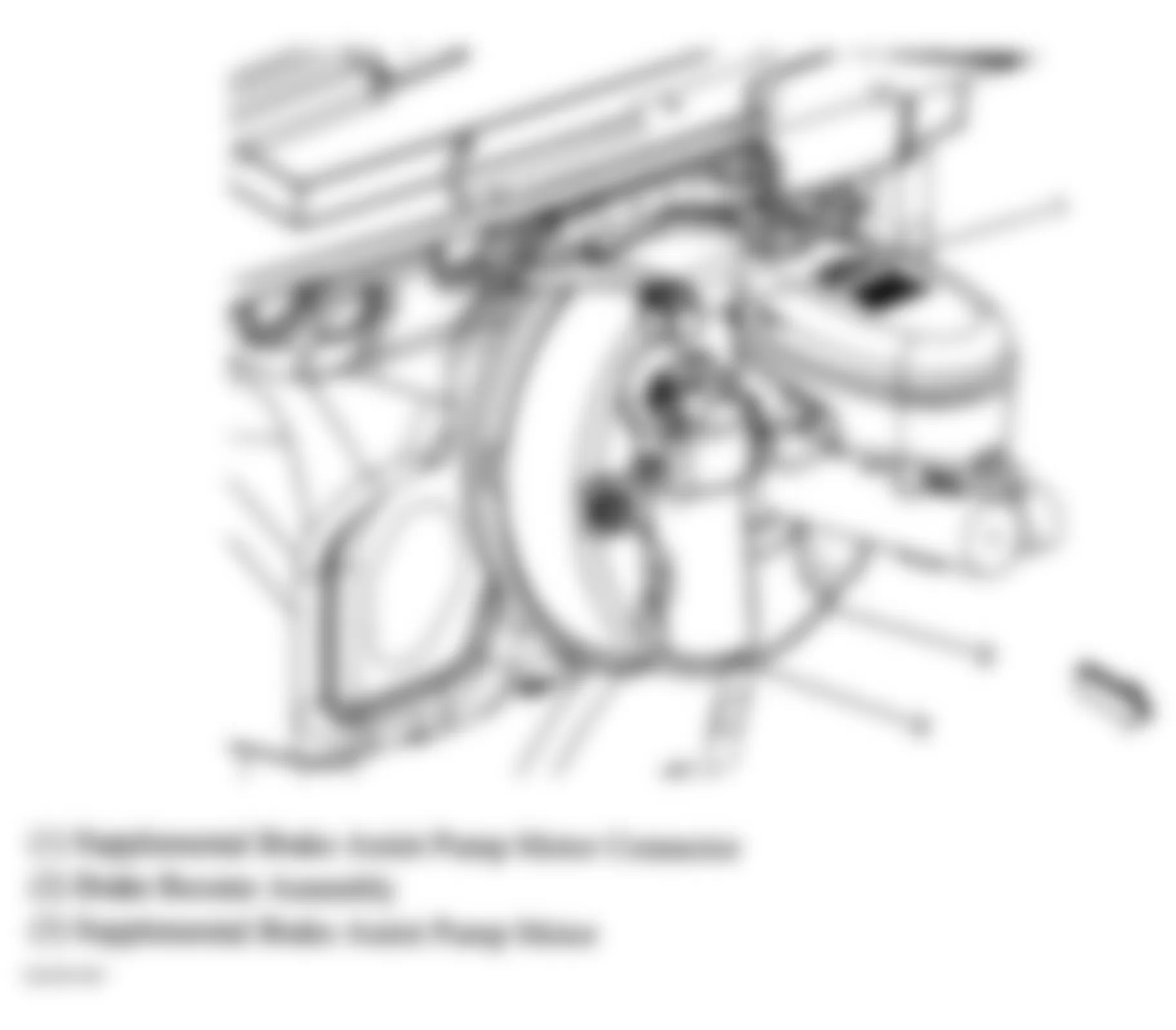 Chevrolet Avalanche 1500 2005 - Component Locations -  Master Cylinder