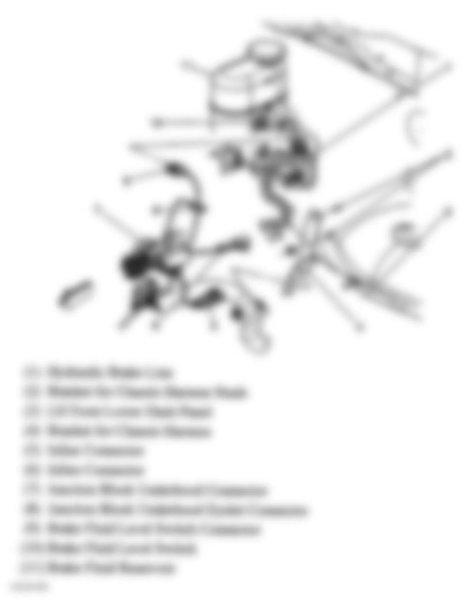 Chevrolet Avalanche 2500 2005 - Component Locations -  Left Rear Of Engine Compartment