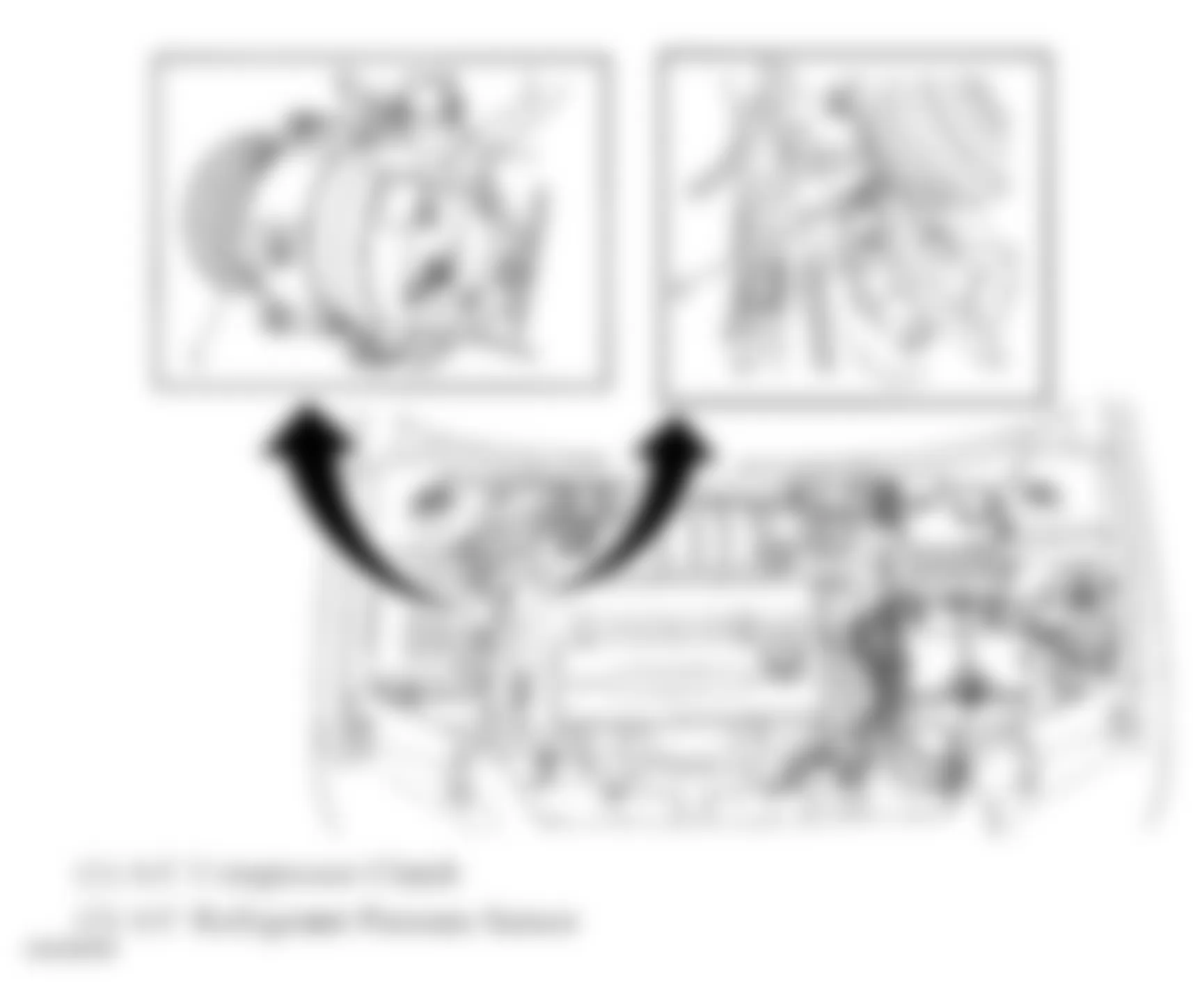 Chevrolet Aveo LS 2005 - Component Locations -  Engine Compartment