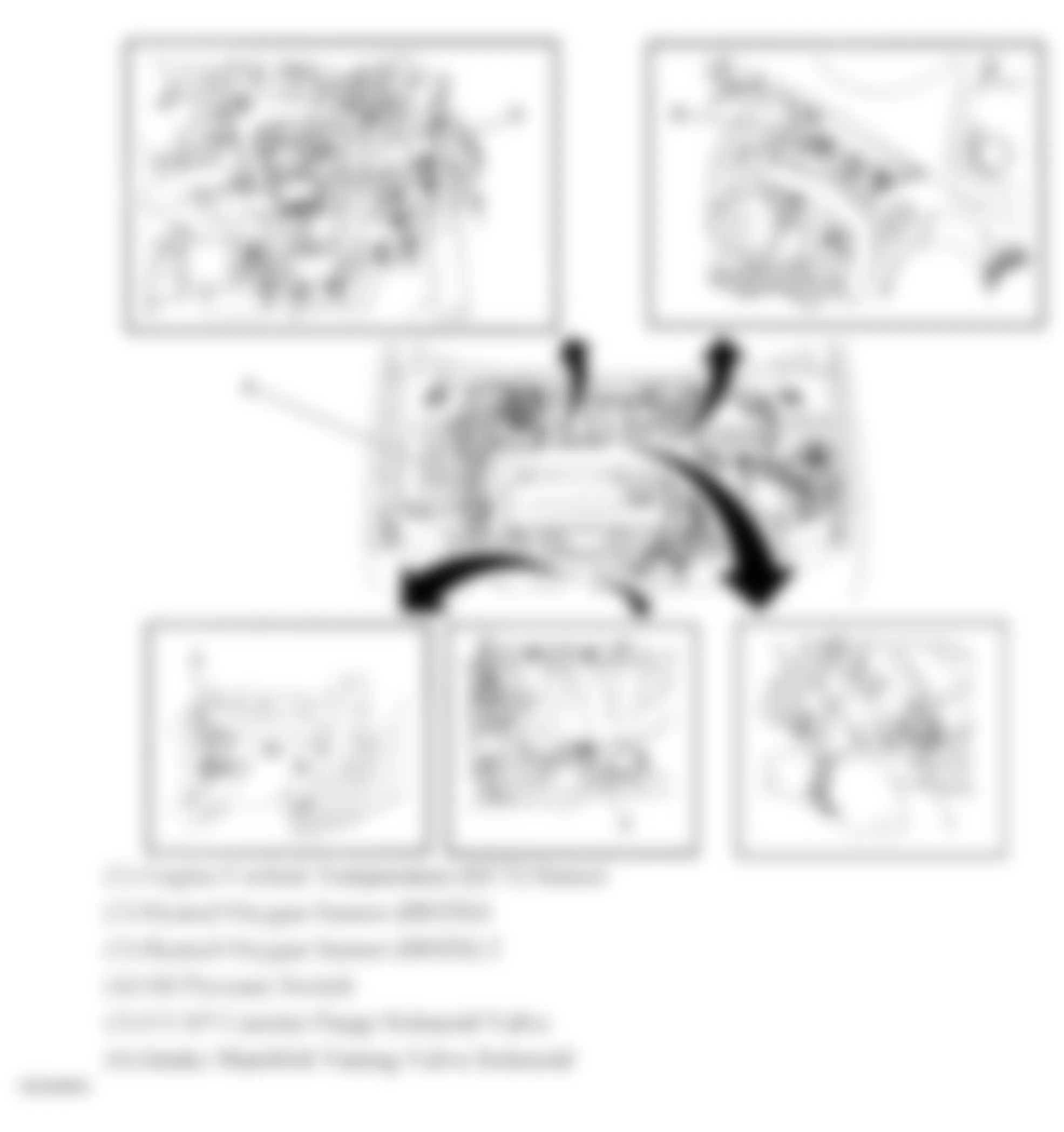 Chevrolet Aveo LS 2005 - Component Locations -  Engine Compartment