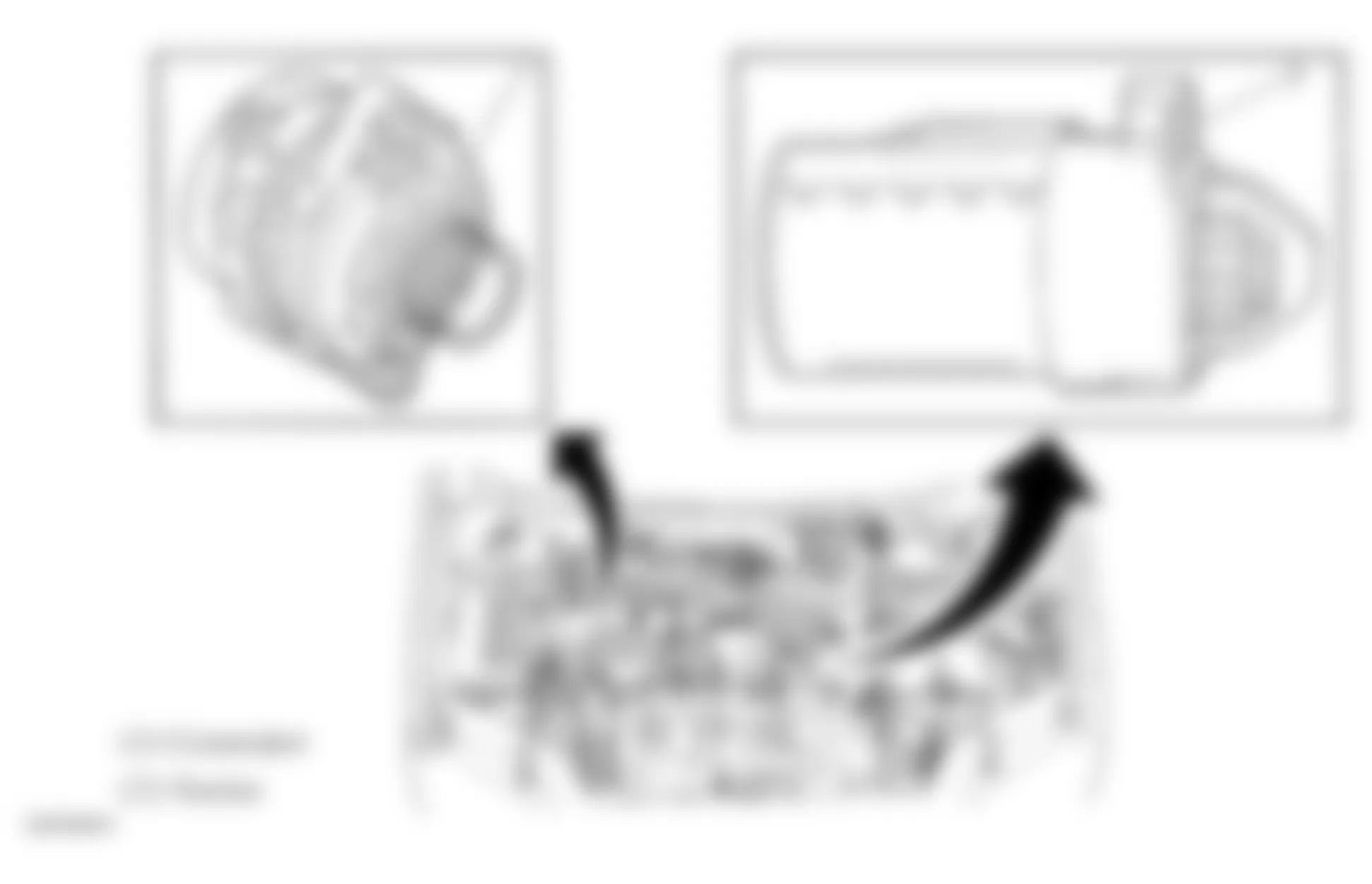 Chevrolet Aveo LS 2005 - Component Locations -  Engine Compartment