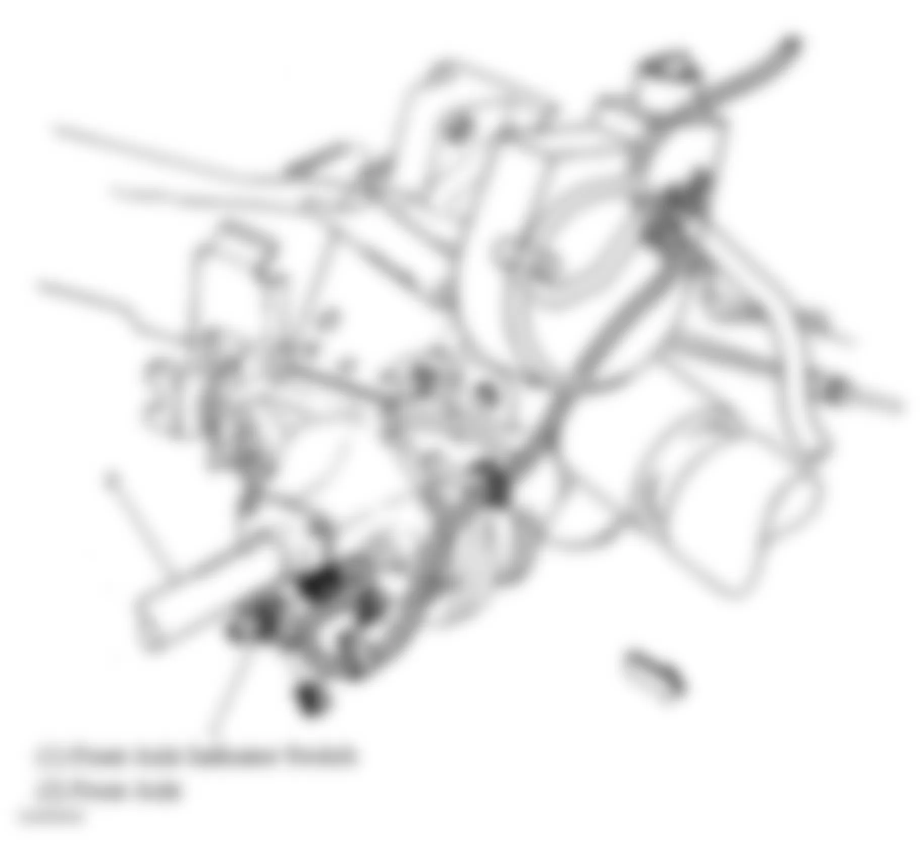 Chevrolet Blazer 2005 - Component Locations - Front Axle