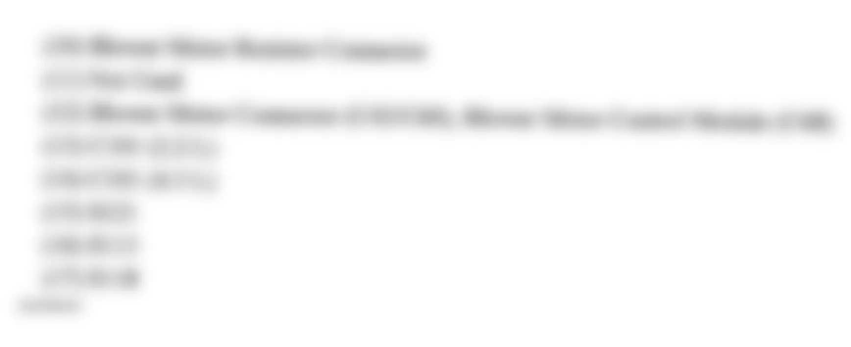 Chevrolet Blazer 2005 - Component Locations - Firewall (2 Of 2)