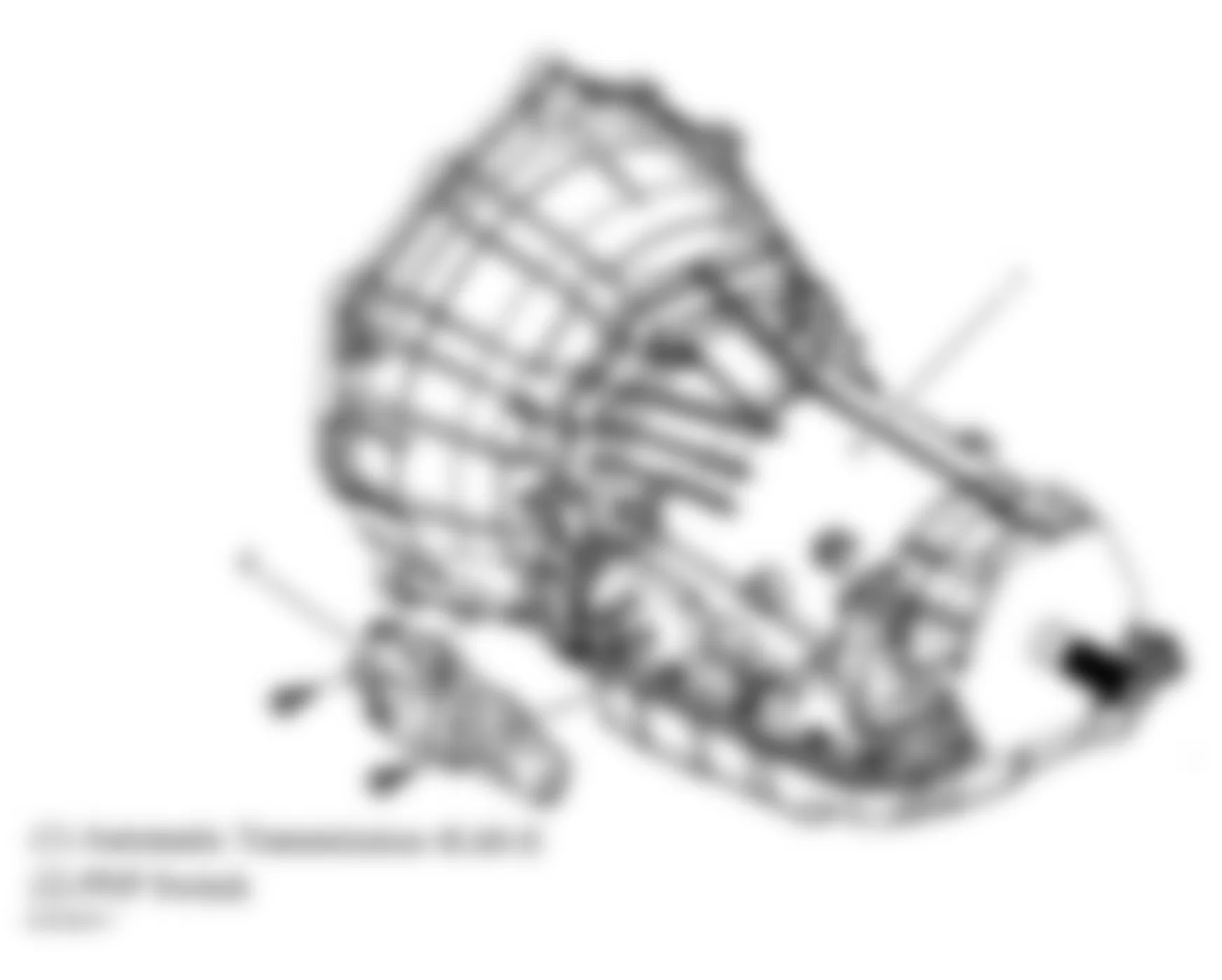 Chevrolet Blazer 2005 - Component Locations - Automatic Transmission