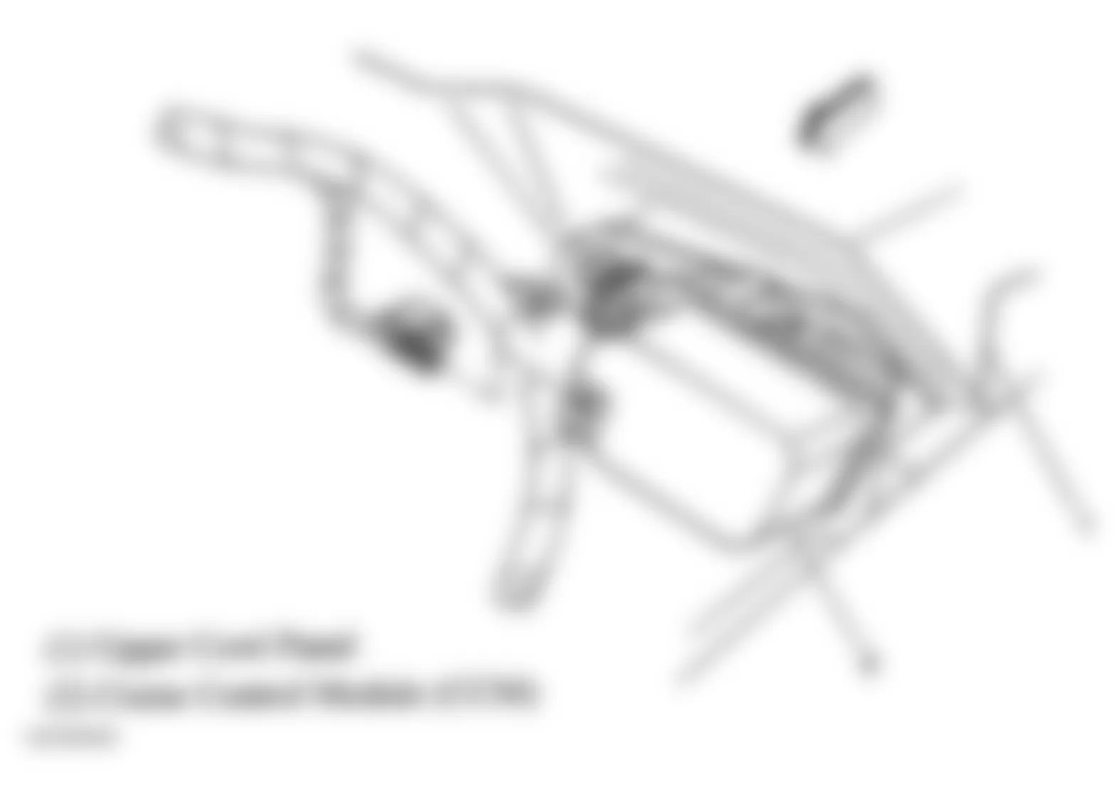 Chevrolet Blazer 2005 - Component Locations - Cruise Control Components