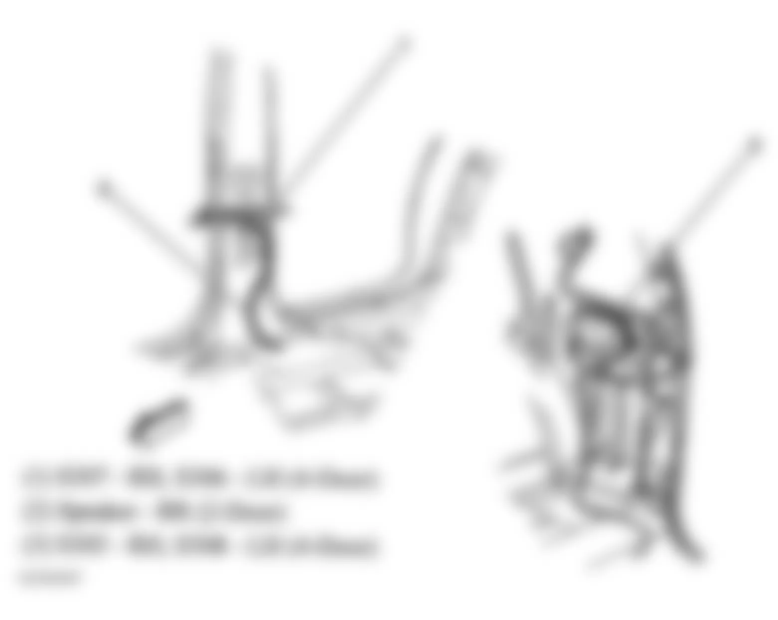 Chevrolet Blazer 2005 - Component Locations - Right B Pillar