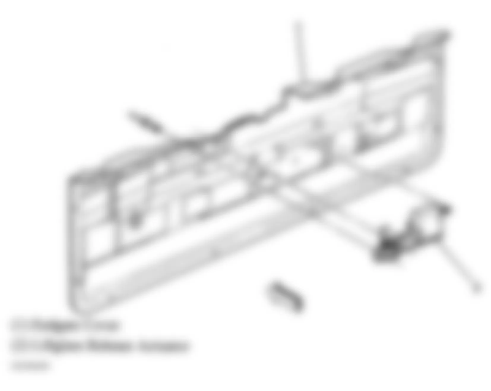 Chevrolet Blazer 2005 - Component Locations - Liftgate