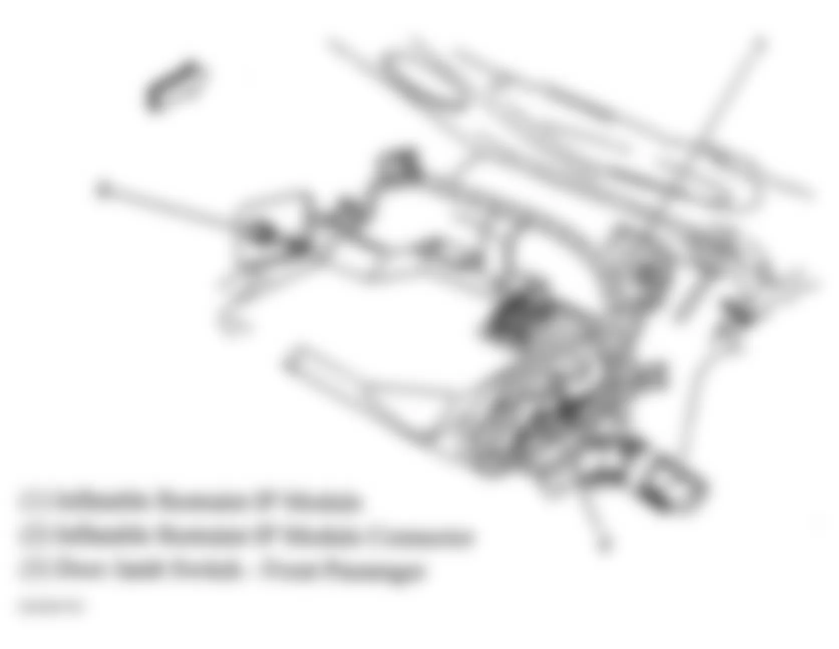 Chevrolet Blazer 2005 - Component Locations - Right Side Of Dash