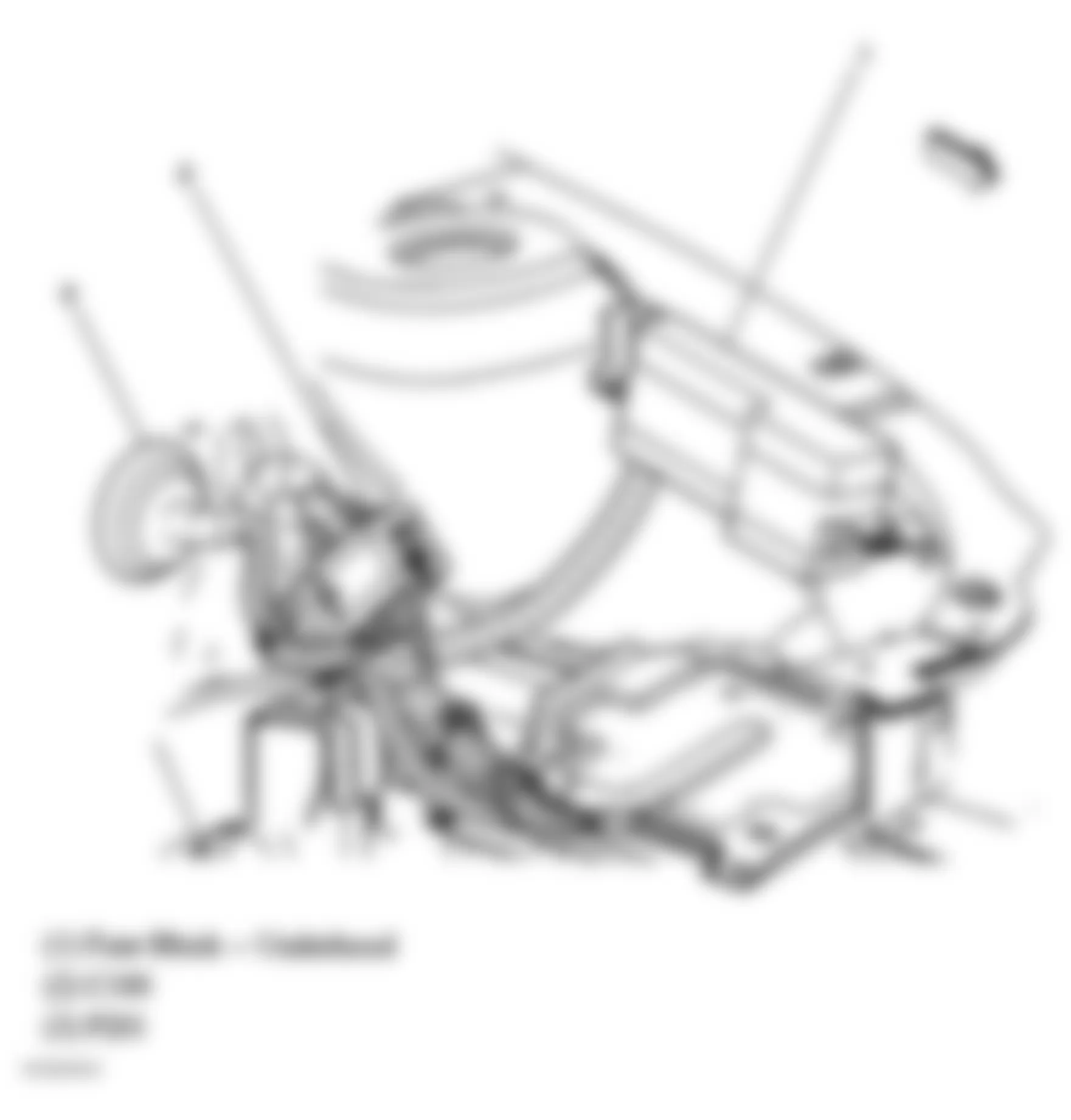 Chevrolet Cavalier LS 2005 - Component Locations -  Left Side Of Engine Compartment