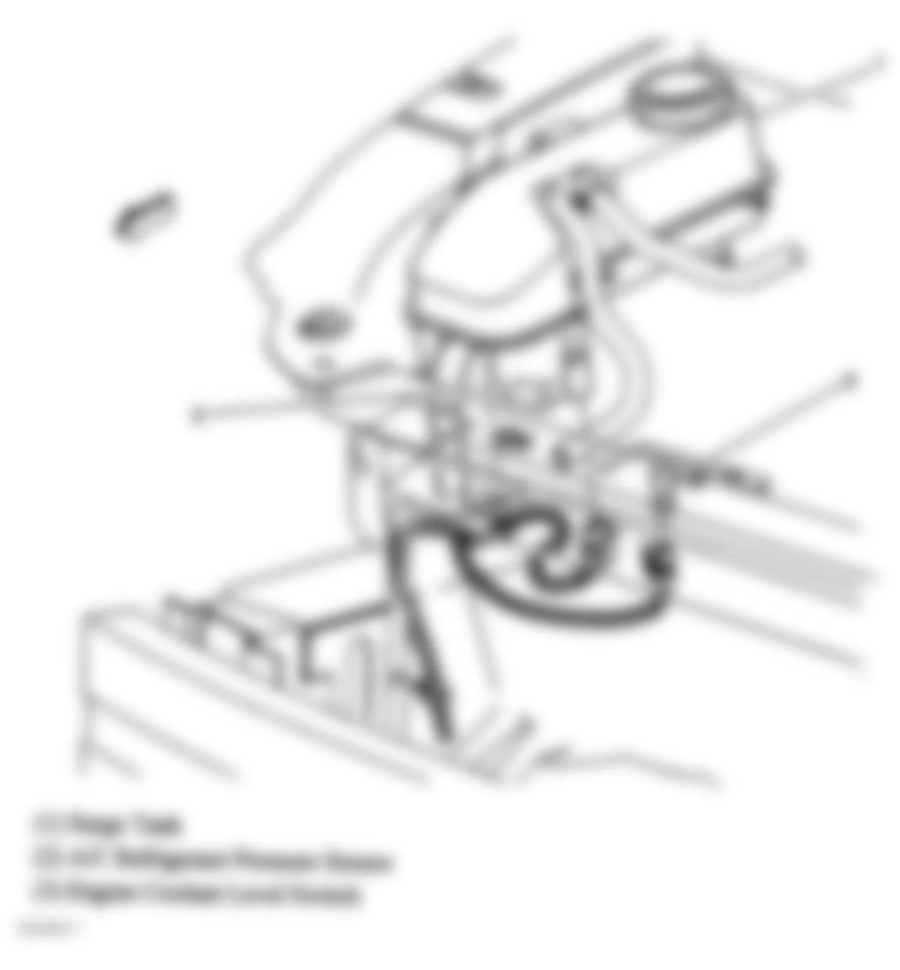 Chevrolet Cavalier LS 2005 - Component Locations -  Right Side Of Engine Compartment