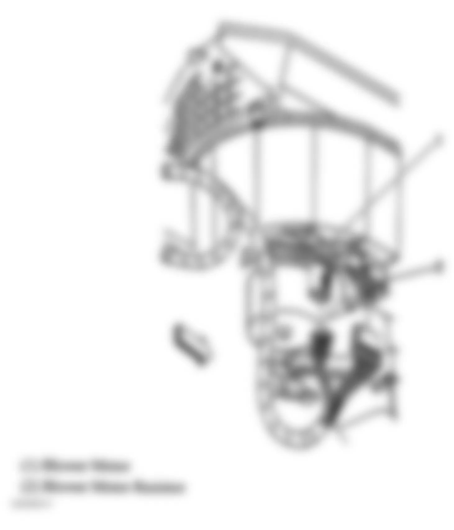 Chevrolet Cavalier LS 2005 - Component Locations -  HVAC Blower