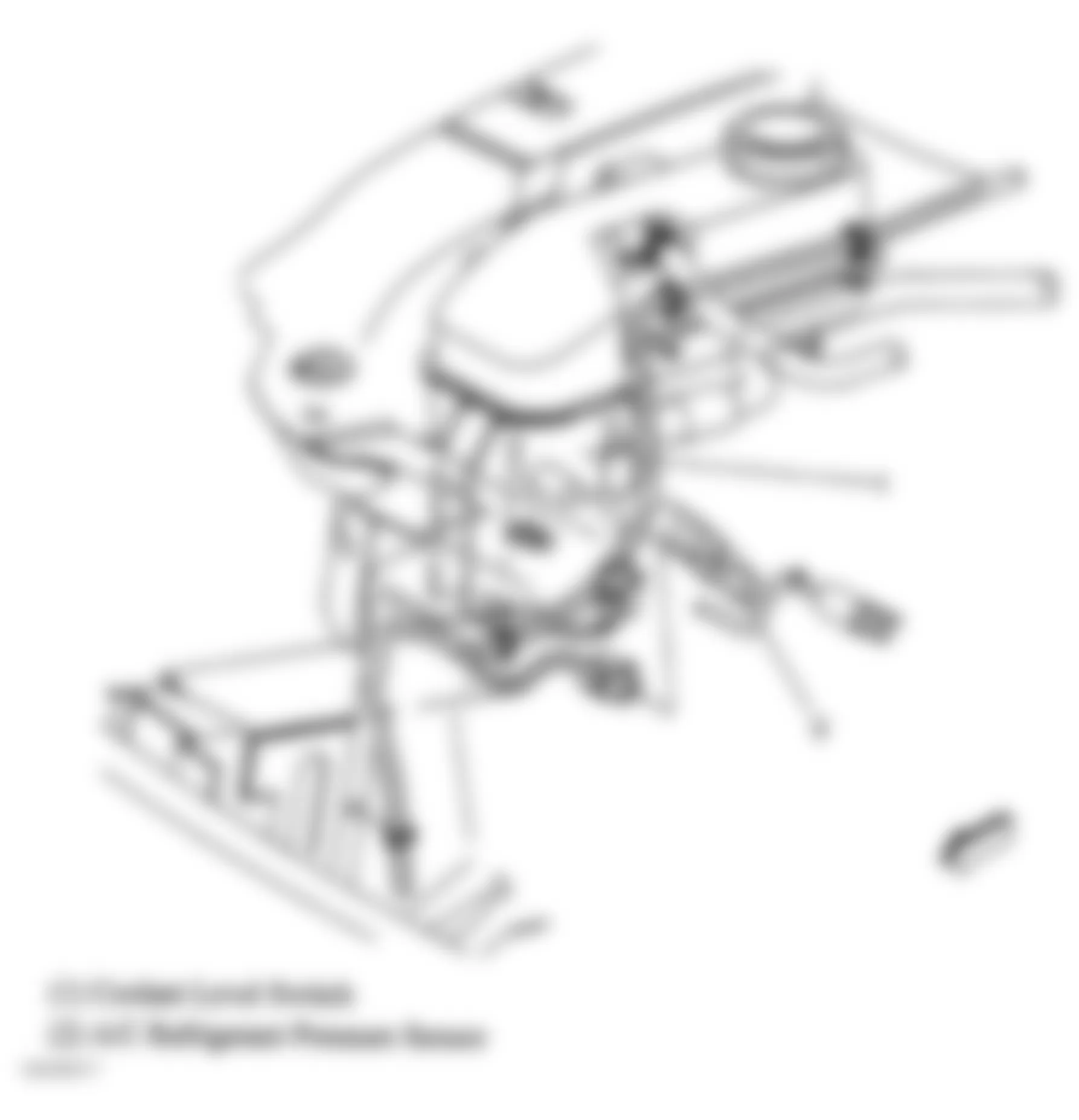 Chevrolet Cavalier LS 2005 - Component Locations -  Right Front Of Engine Compartment