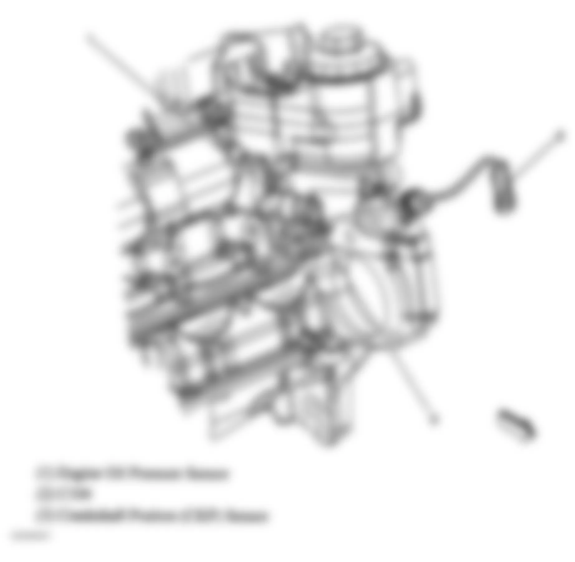 Chevrolet Cavalier LS 2005 - Component Locations -  Left Rear Of Engine